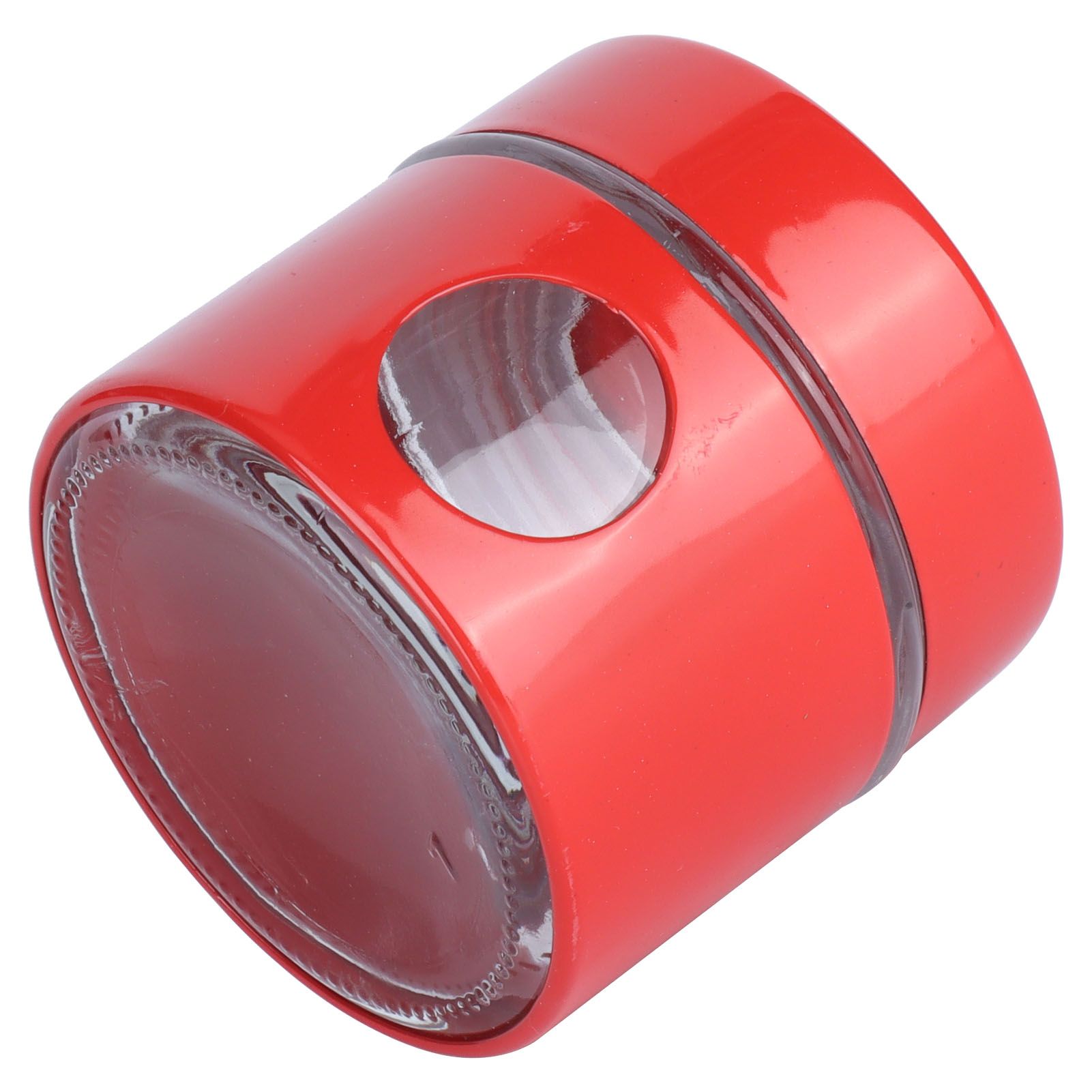 Coffee Bean Container Iron Glass Mini Sealed Jar Kitchen Storage Tank for Beans TeaRed - Image 8