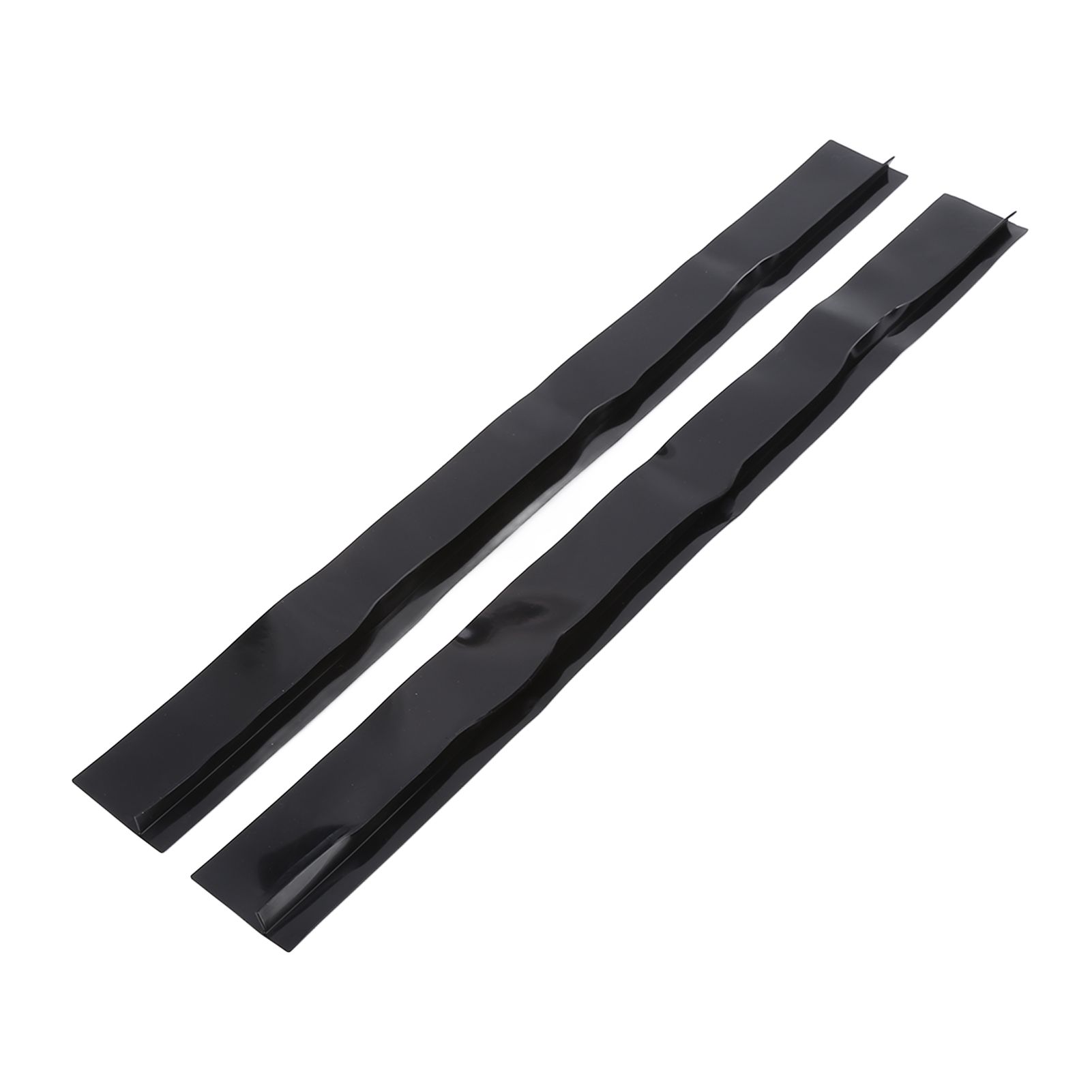 2Pcs 25in Black Stove Counter Cover Silicone Oil‑Proof Stain‑Proof Stove Gap Filler for Restaurant Kitchen - Image 2