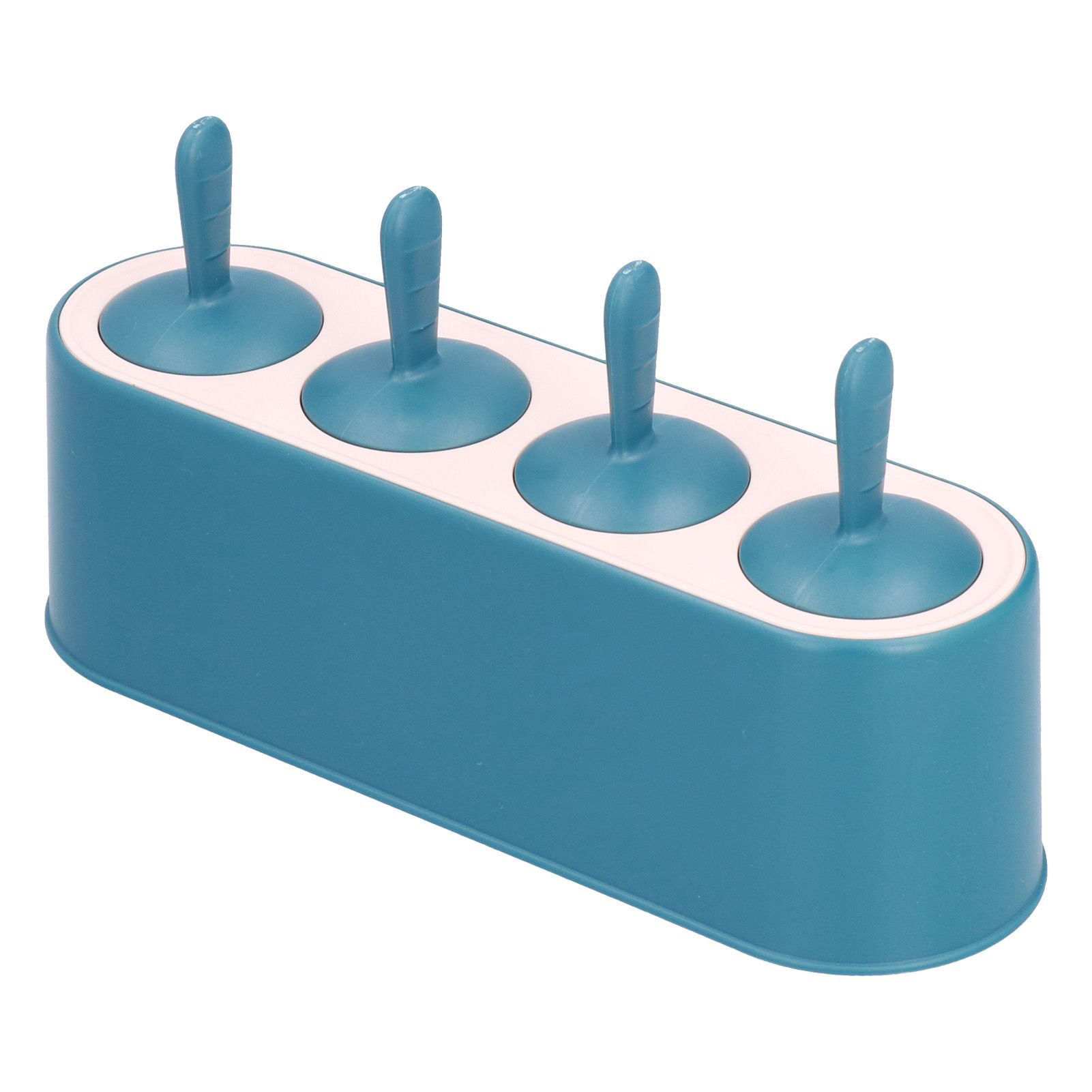 Ice Cream Mold Durable Reusable Food Grade Silicone Mould DIY Tools for Home KitchenBlue - Image 3