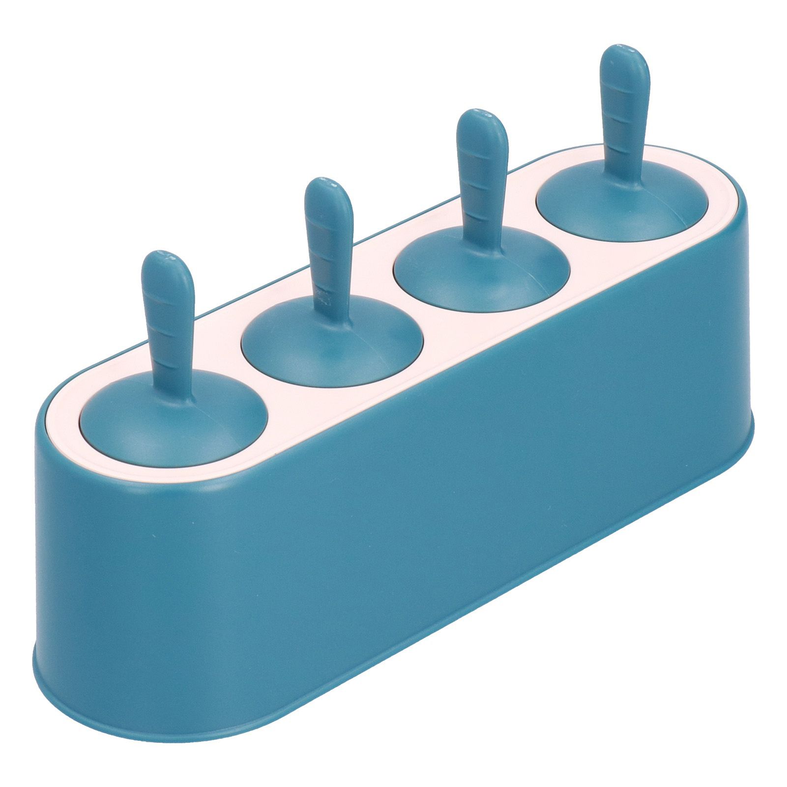 Ice Cream Mold Durable Reusable Food Grade Silicone Mould DIY Tools for Home KitchenBlue - Image 5