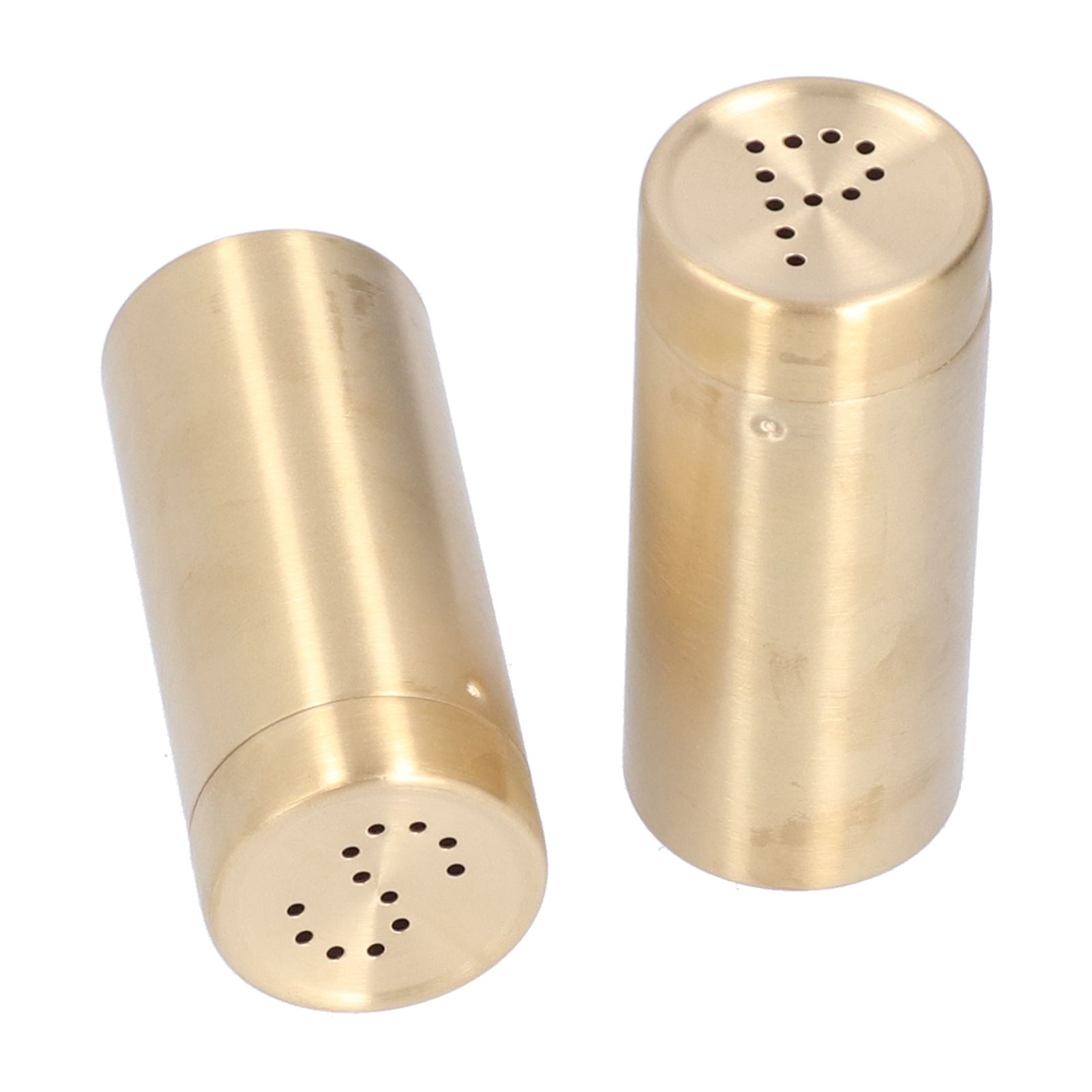 2pcs Spice Jar Stainless Steel Seasoning Bottle Salt and Pepper Shaker Kitchen ToolGolden - Image 6
