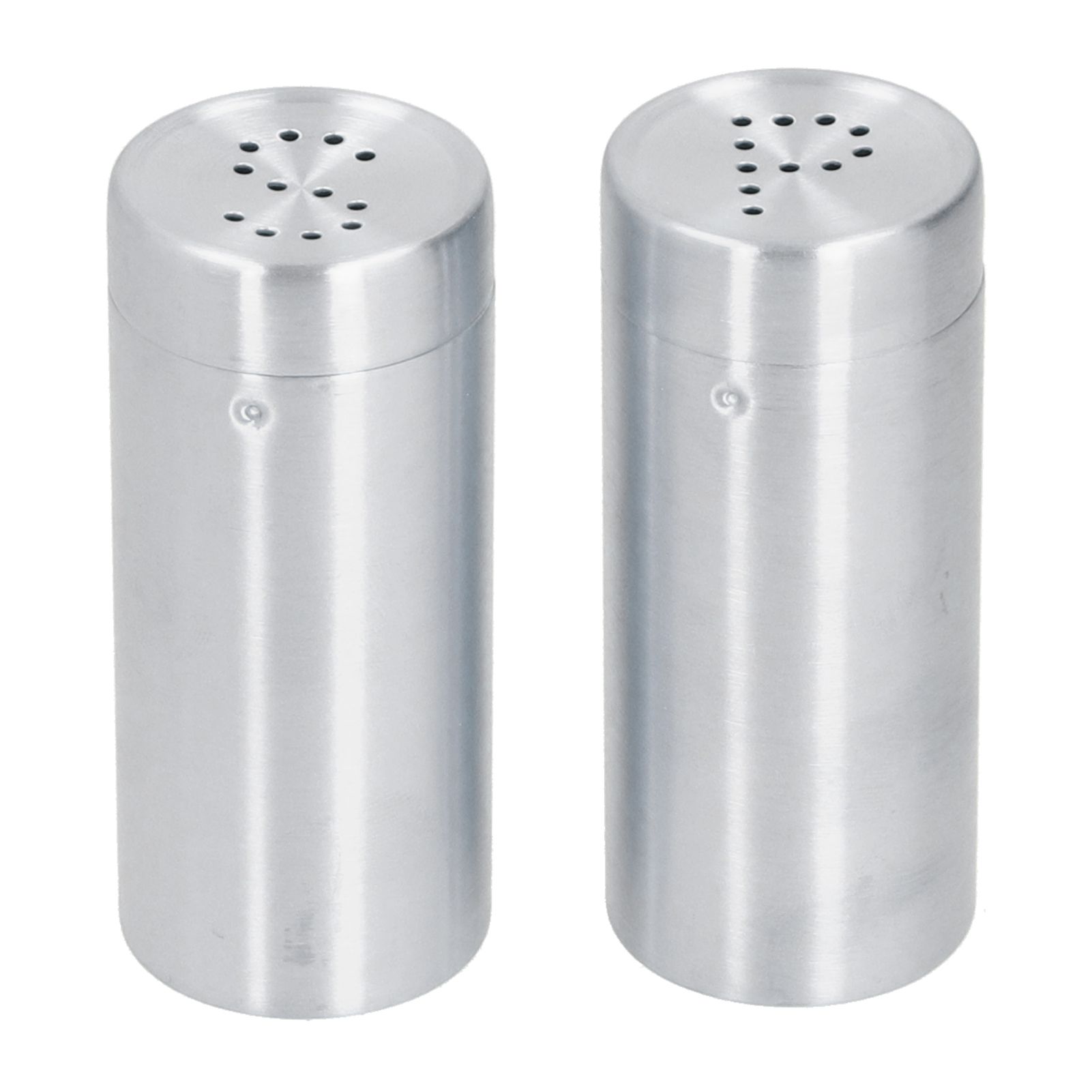 2pcs Spice Jar Stainless Steel Seasoning Bottle Salt and Pepper Shaker Kitchen ToolStainless Steel Color - Image 1