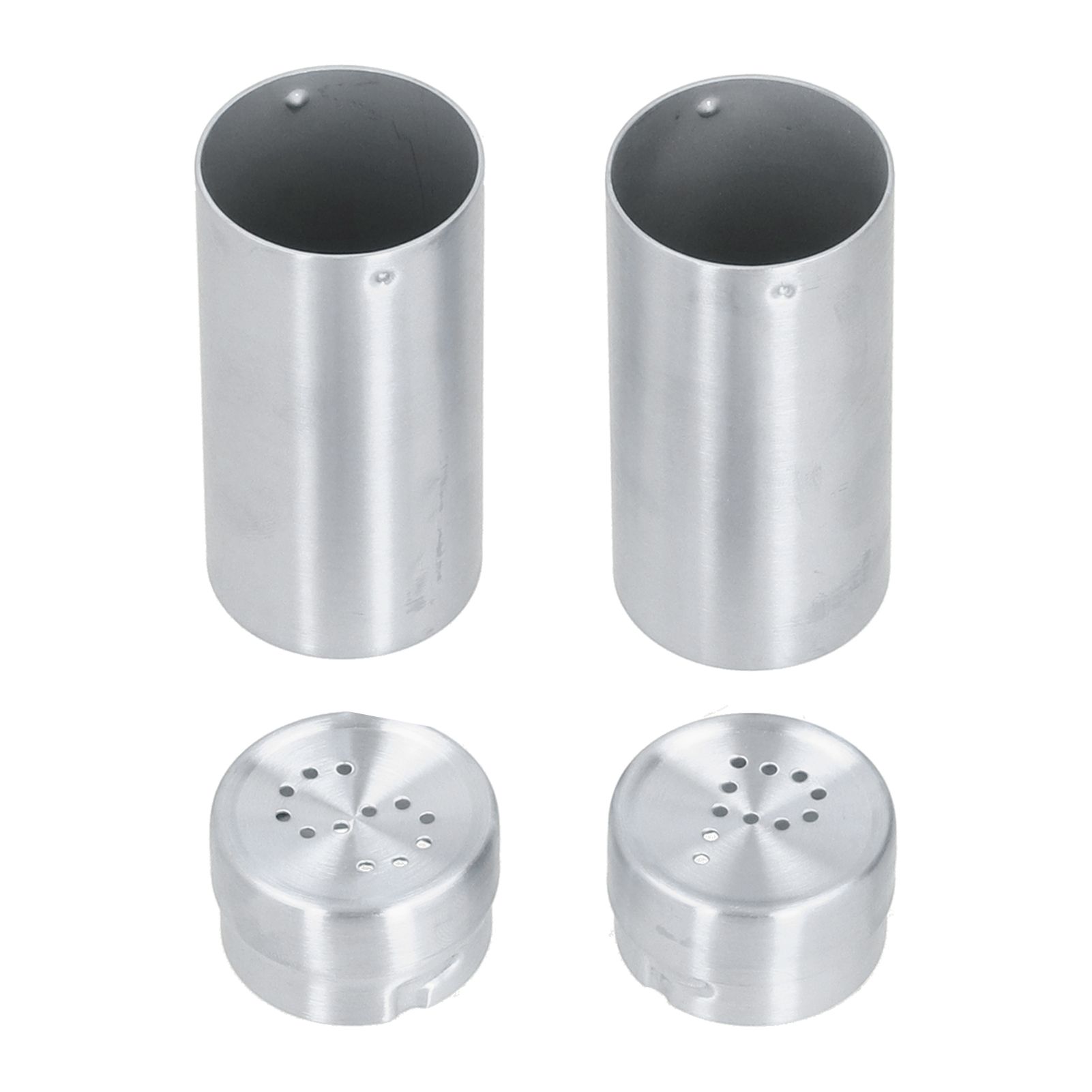2pcs Spice Jar Stainless Steel Seasoning Bottle Salt and Pepper Shaker Kitchen ToolStainless Steel Color - Image 4