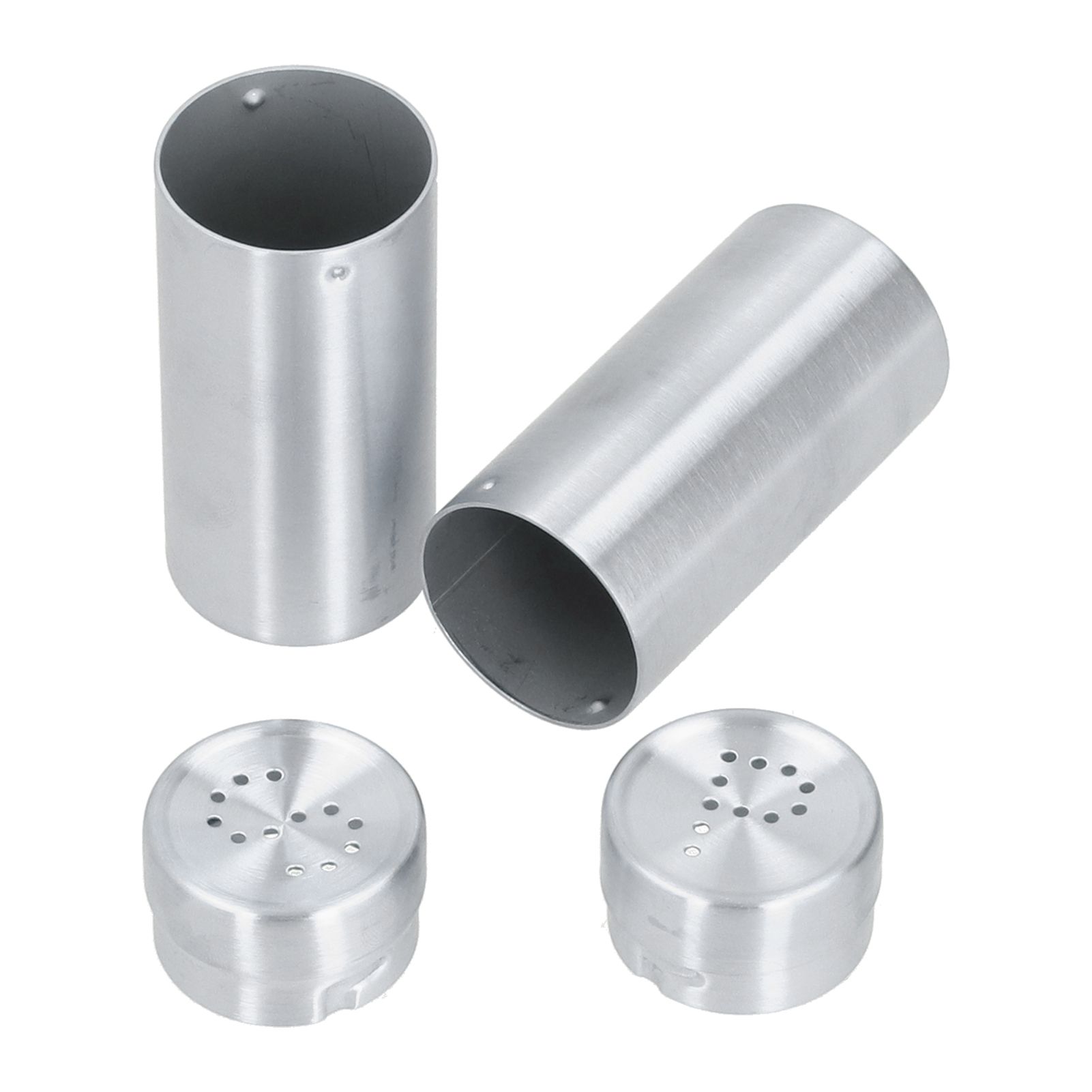 2pcs Spice Jar Stainless Steel Seasoning Bottle Salt and Pepper Shaker Kitchen ToolStainless Steel Color - Image 5