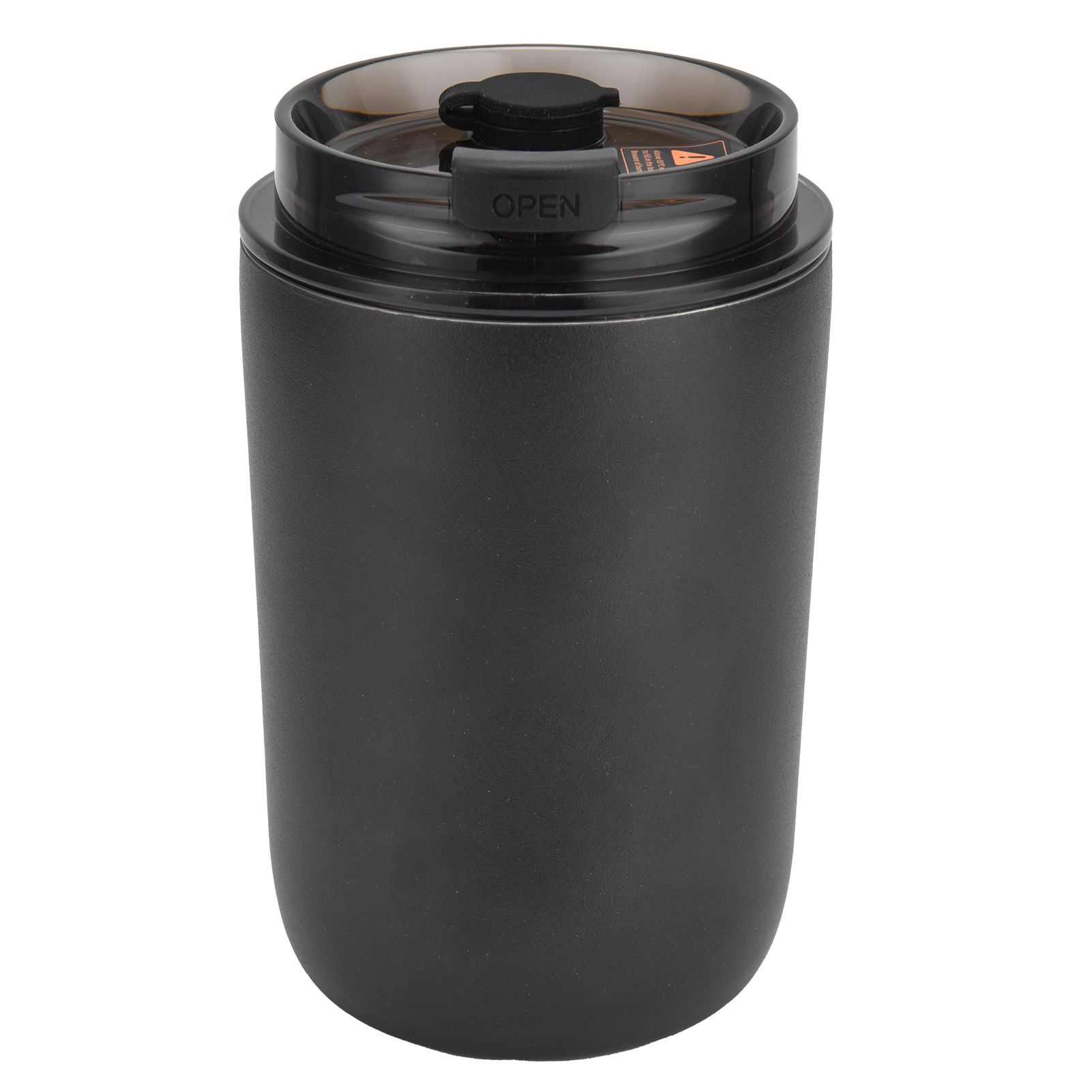 280ml Coffee Cup Household Portable Large Capacity Silicone Stainless Steel Vacuum Flask for Birthday GiftBlack - Image 2