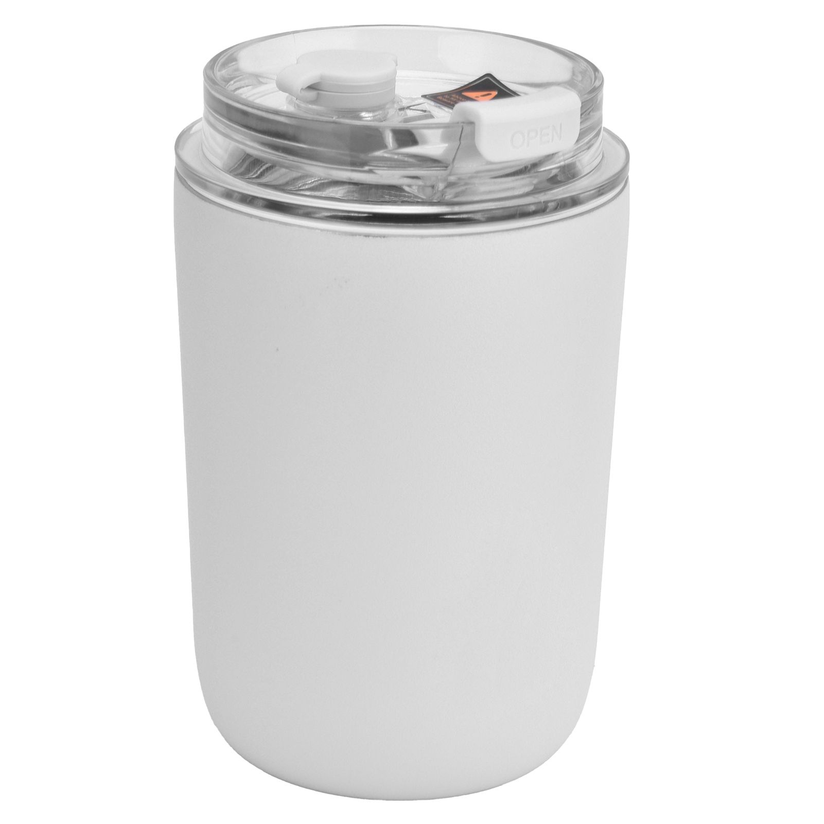 280ml Coffee Cup Household Portable Large Capacity Silicone Stainless Steel Vacuum Flask for Birthday GiftWhite - Image 3