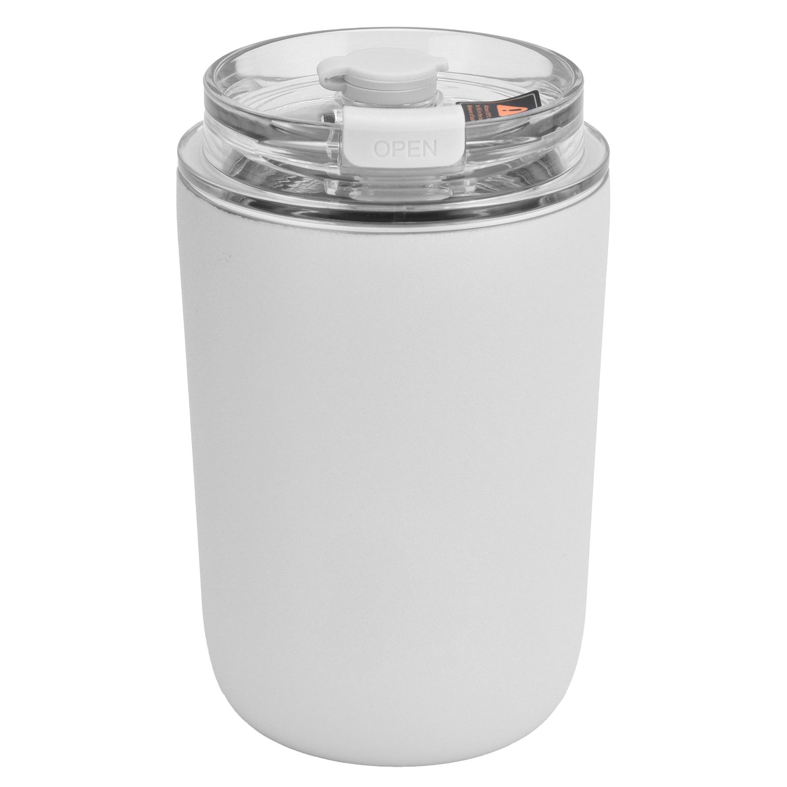 280ml Coffee Cup Household Portable Large Capacity Silicone Stainless Steel Vacuum Flask for Birthday GiftWhite - Image 4
