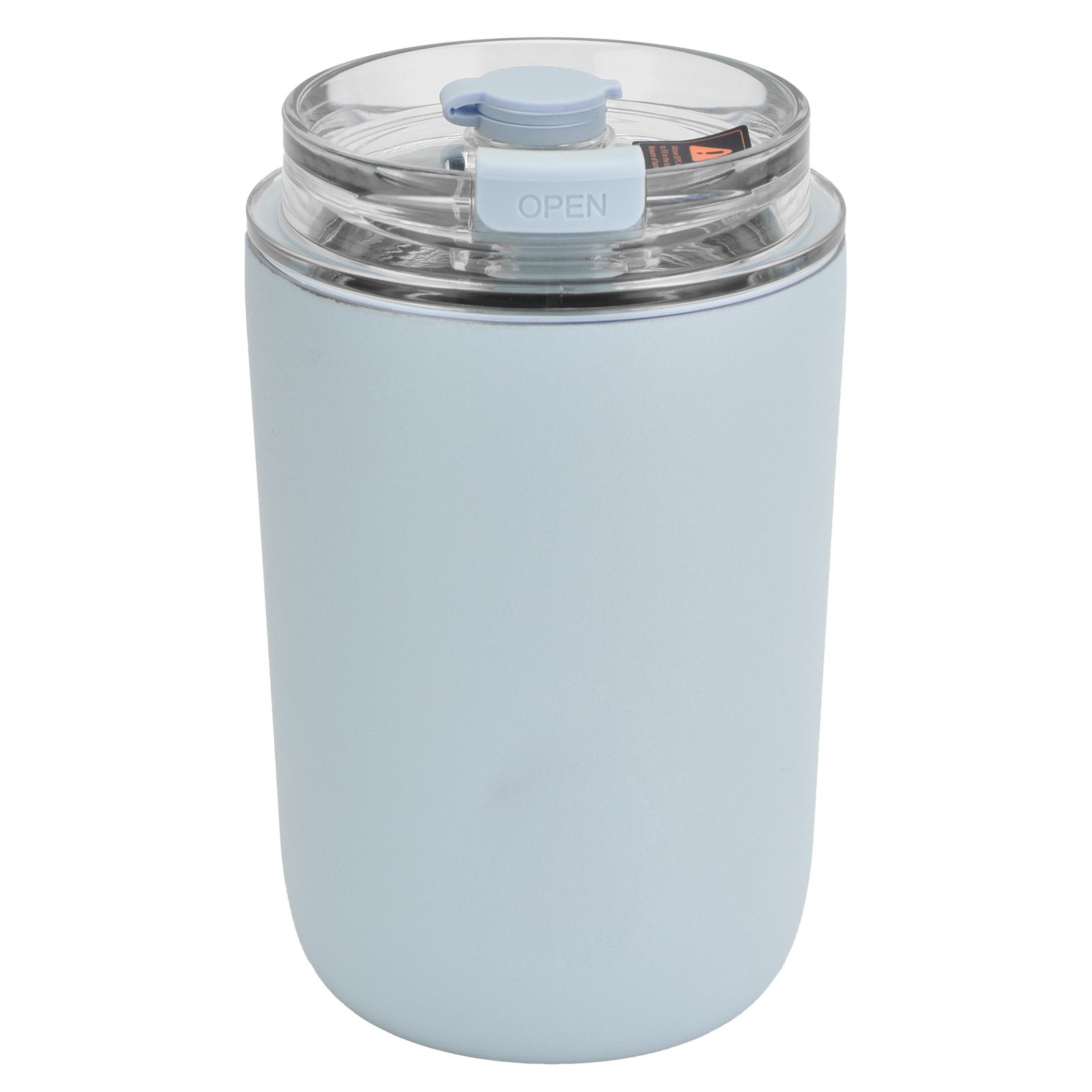 280ml Coffee Cup Household Portable Large Capacity Silicone Stainless Steel Vacuum Flask for Birthday GiftBlue - Image 3
