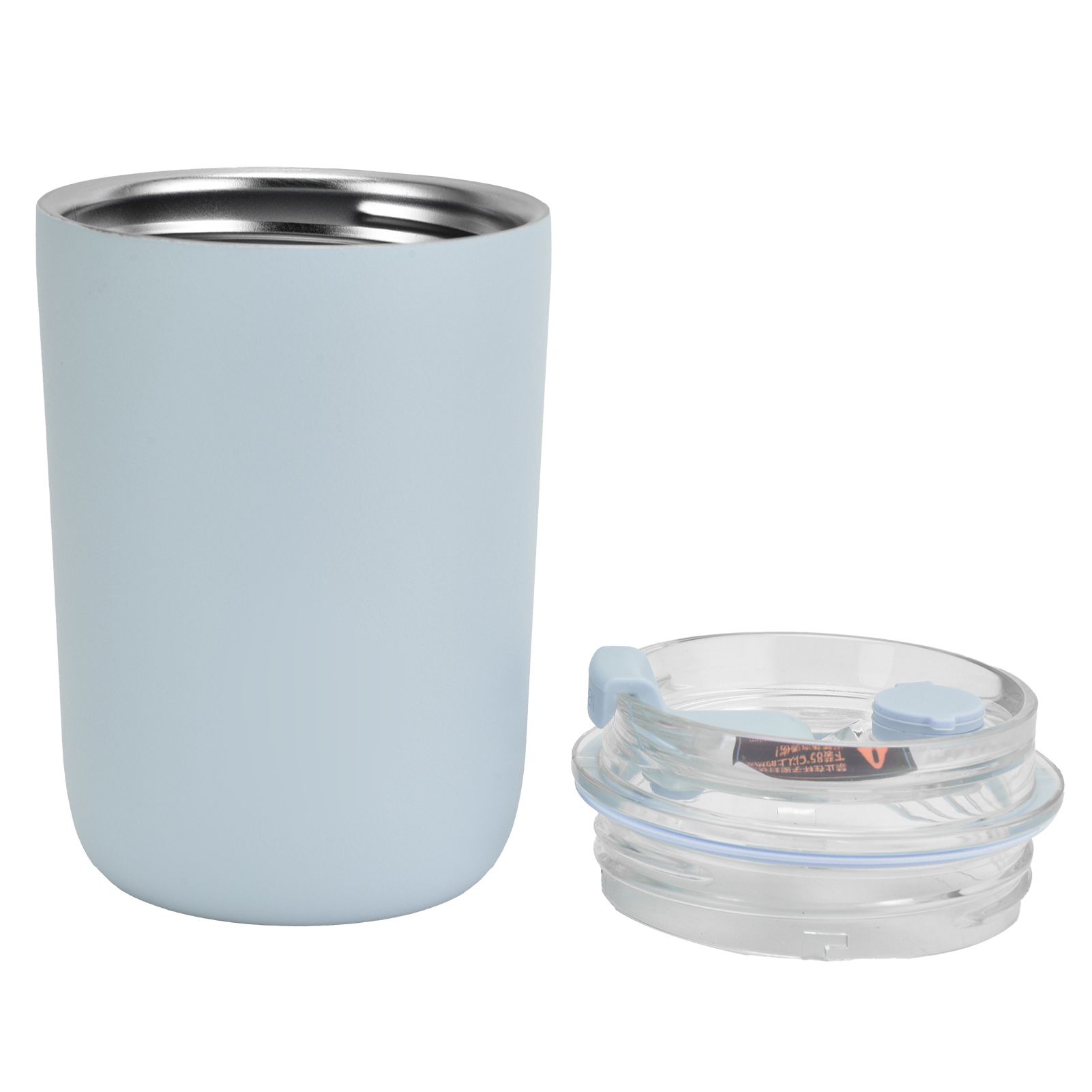 280ml Coffee Cup Household Portable Large Capacity Silicone Stainless Steel Vacuum Flask for Birthday GiftBlue - Image 5