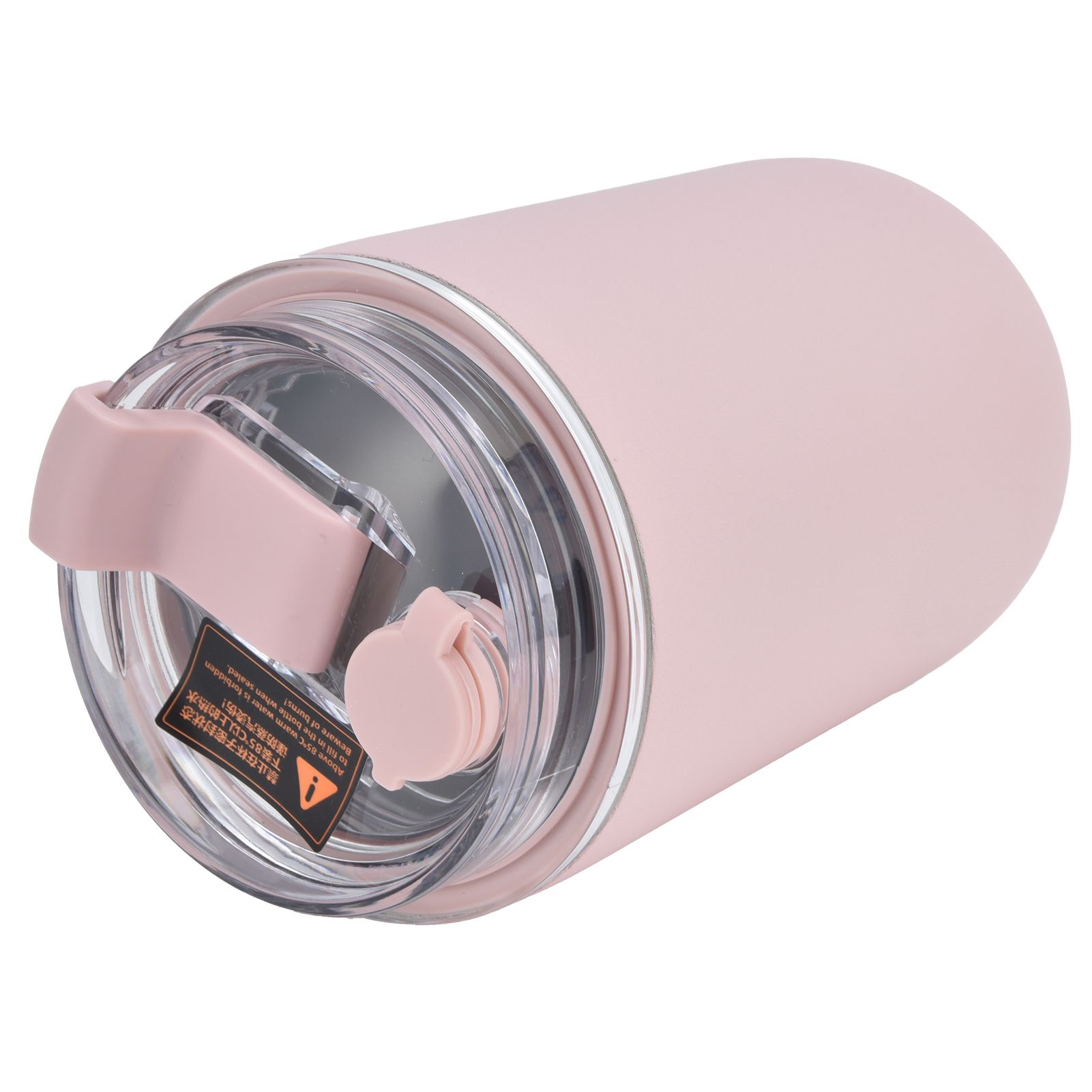 280ml Coffee Cup Household Portable Large Capacity Silicone Stainless Steel Vacuum Flask for Birthday GiftPink - Image 7
