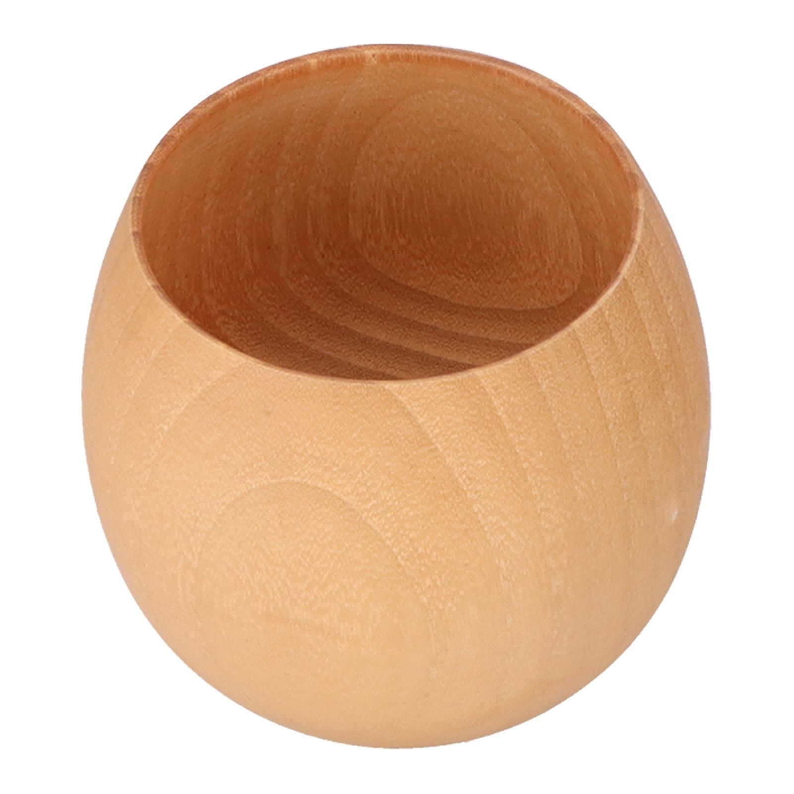 Wood Tea Set Wooden Natural Wooden Tea Cup with Cleaning Brush and Spoon for Home Tea Shop(Light Color Spoon Brush ) - Image 3