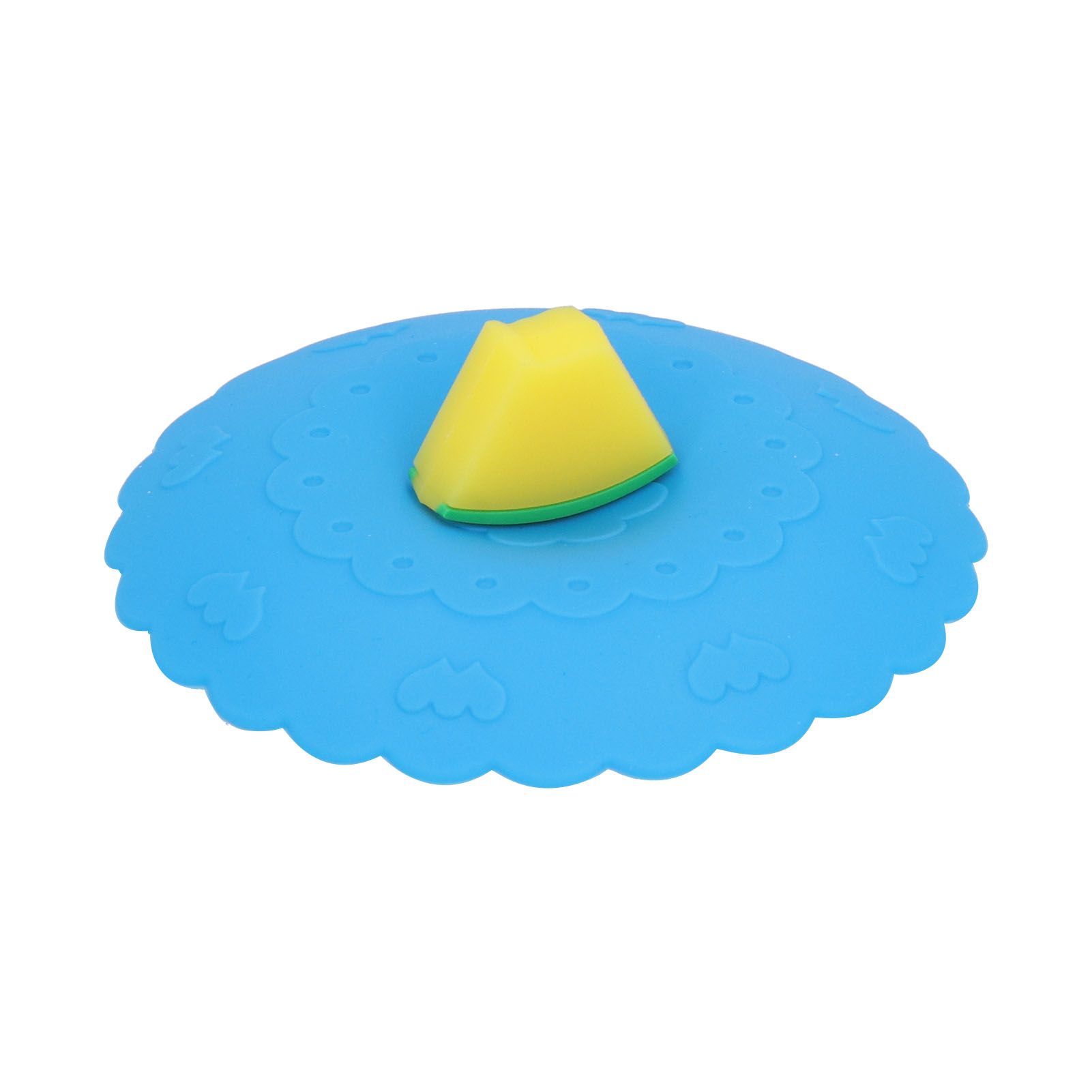 Silicone Lid Dustproof and Heat Resistant Hot and Cold Beverage Cup Cover for Kitchen HomeBlue - Image 4