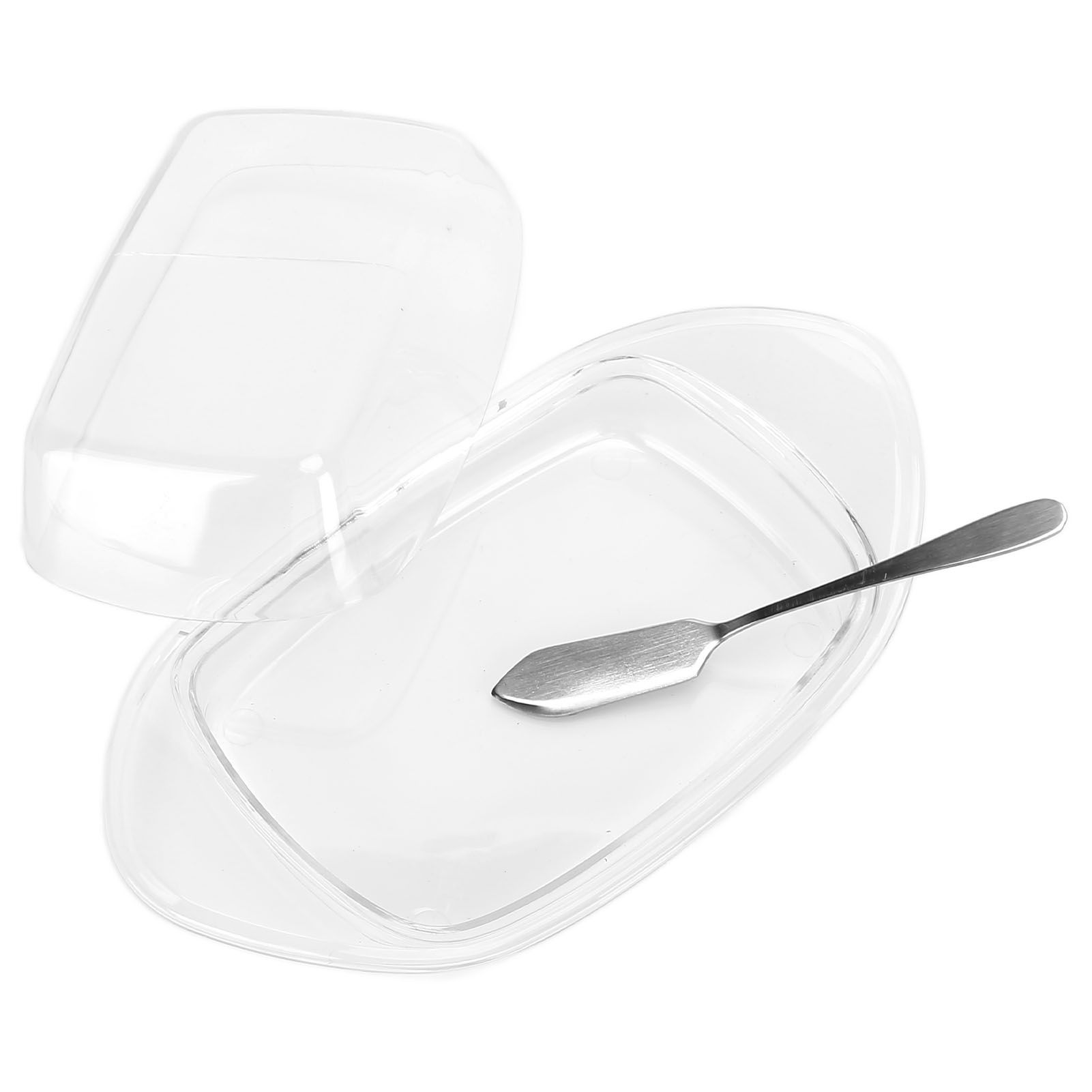 ShipShaped Butter Cutting Box with Cutting Knife and Lid Food Grade Chesse Container for Kitchen(Transparent ) - Image 6