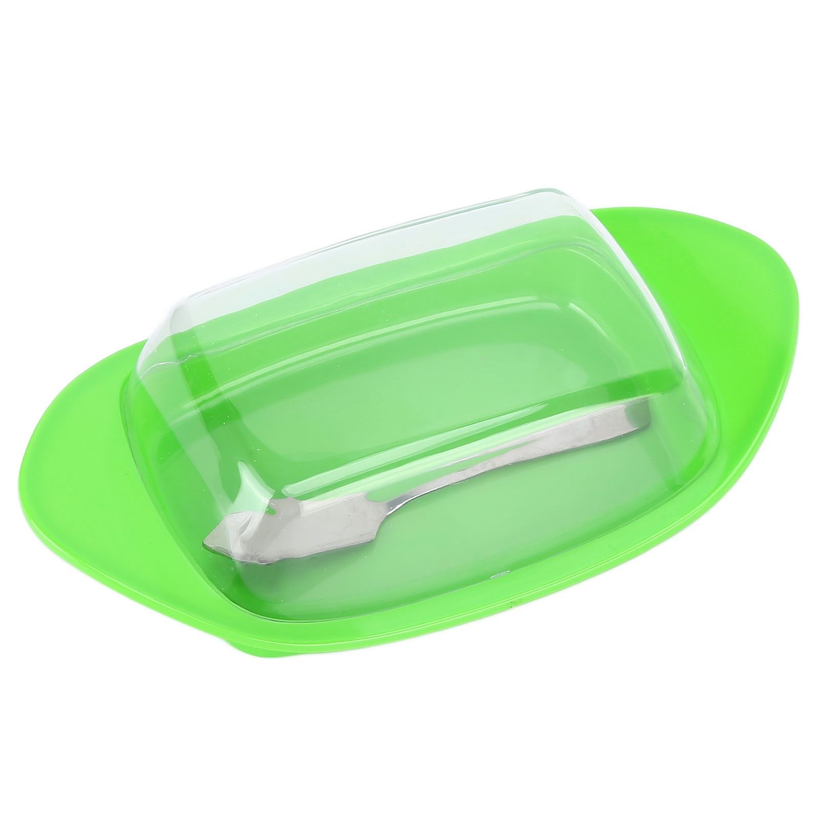 ShipShaped Butter Cutting Box with Cutting Knife and Lid Food Grade Chesse Container for Kitchen(Green ) - Image 2