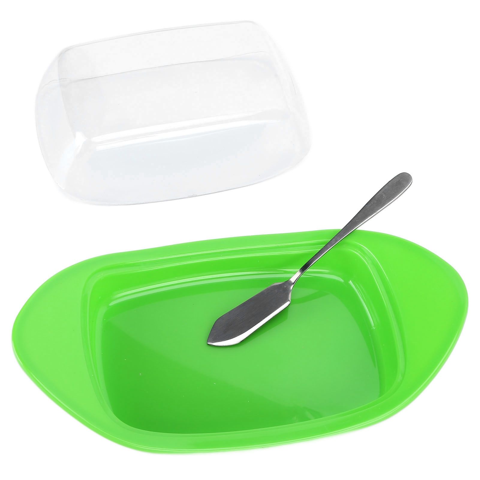 ShipShaped Butter Cutting Box with Cutting Knife and Lid Food Grade Chesse Container for Kitchen(Green ) - Image 3