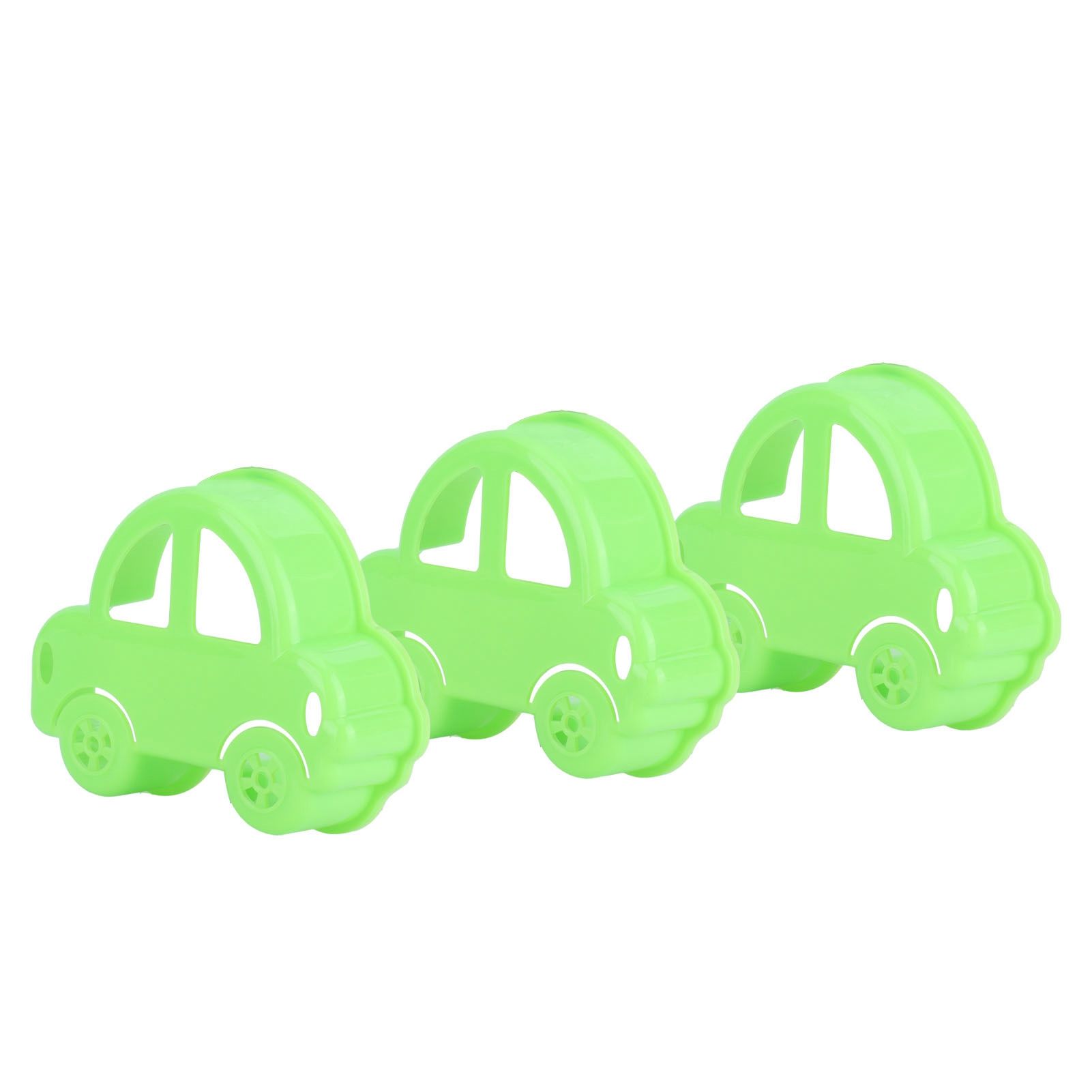 3Pcs Car Sandwich Cutter Food Grade Safe Convenient Easy Encourage Kids Cookie Mold - Image 2