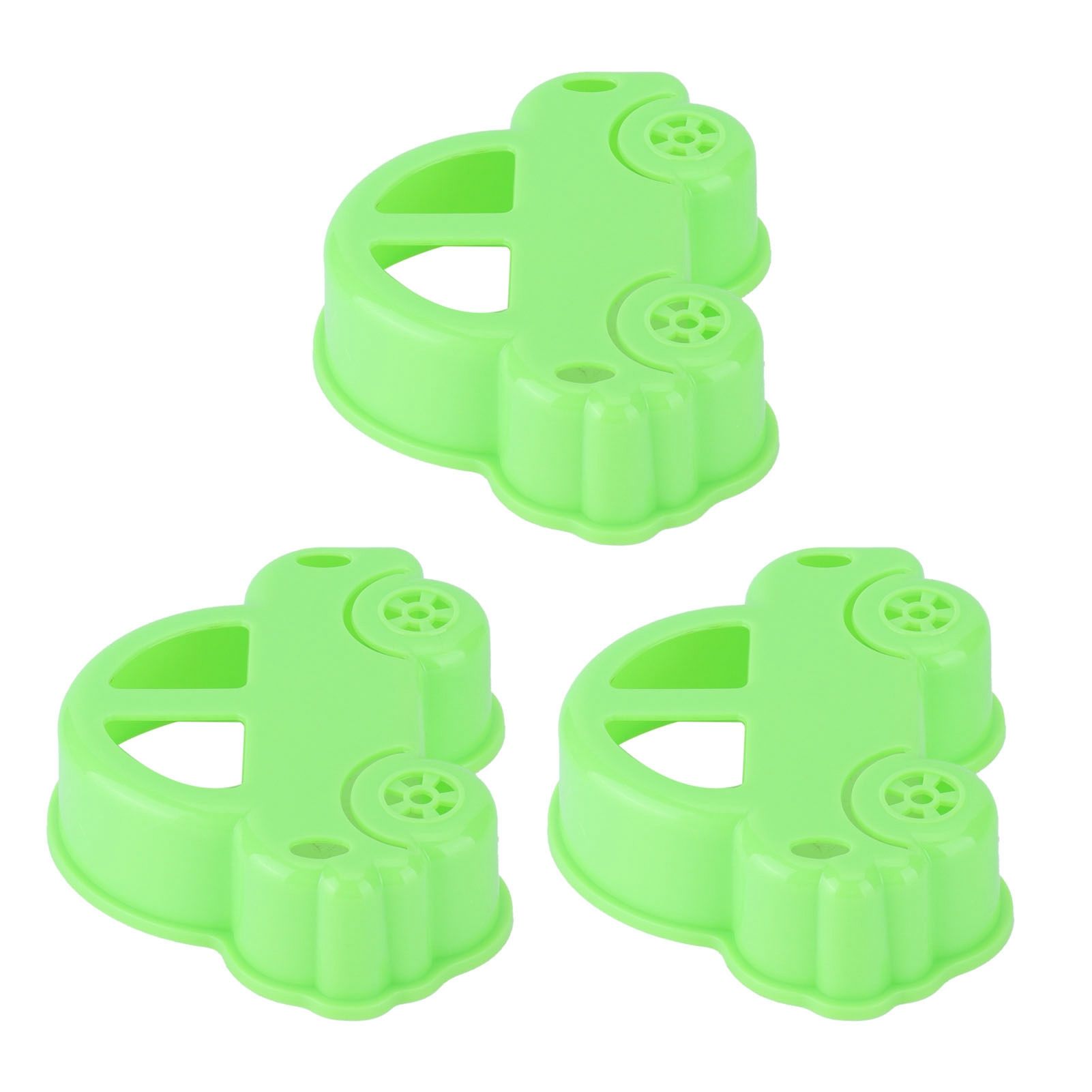 3Pcs Car Sandwich Cutter Food Grade Safe Convenient Easy Encourage Kids Cookie Mold - Image 4