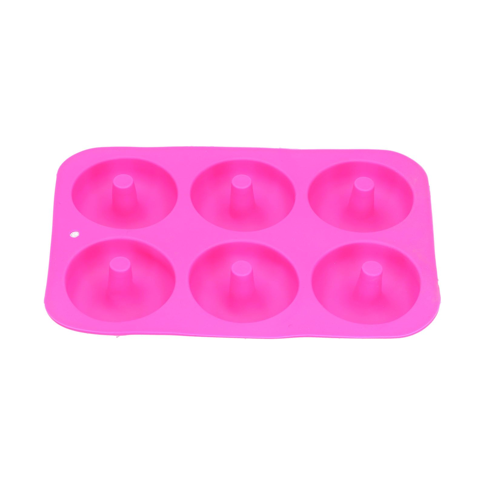 Donut Baking Pans 6 Grid Silicone Non Stick Donut Moulders for DIY Baking Lovers - Image 2