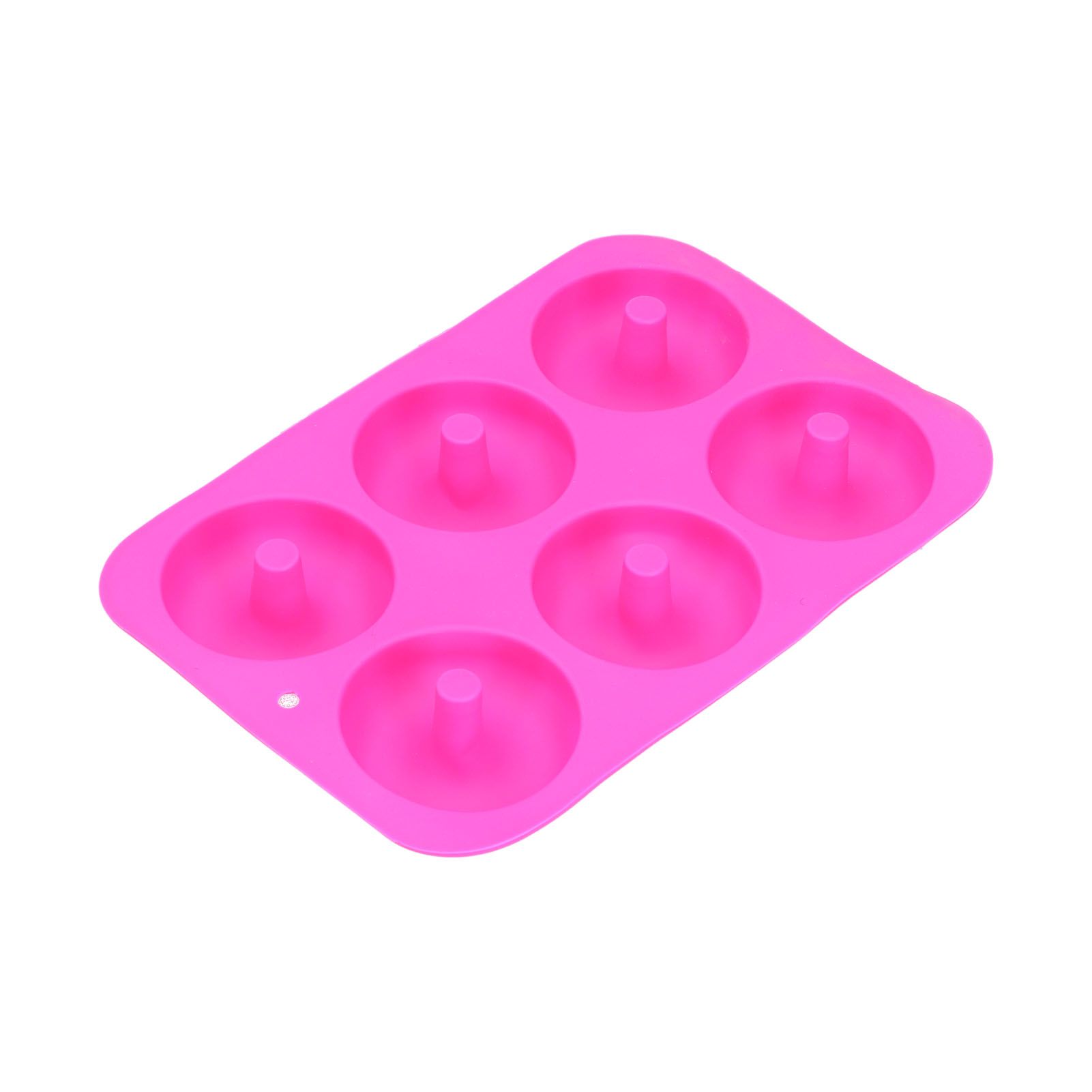 Donut Baking Pans 6 Grid Silicone Non Stick Donut Moulders for DIY Baking Lovers - Image 3