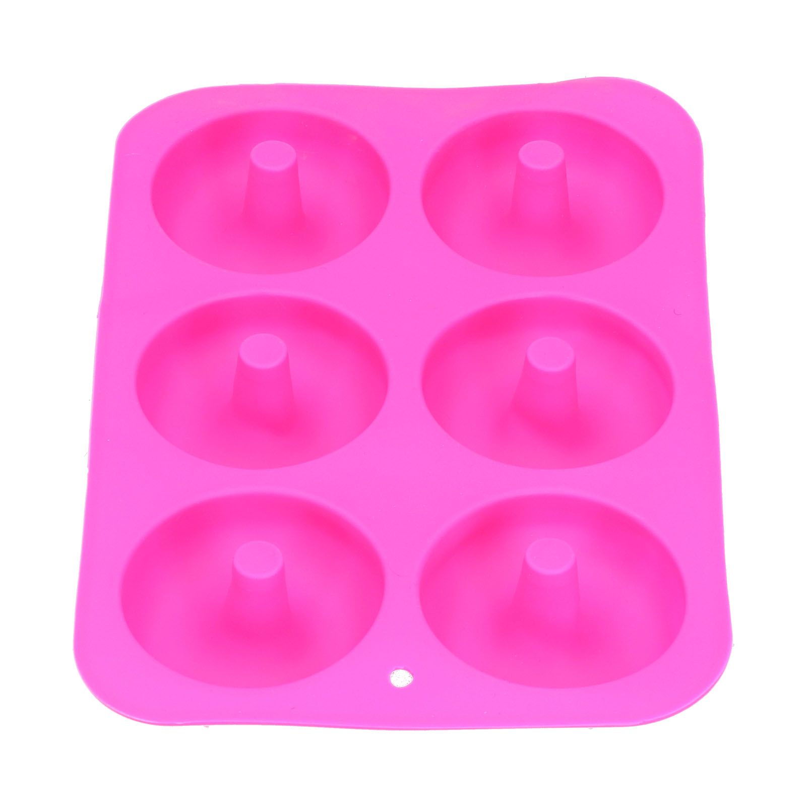 Donut Baking Pans 6 Grid Silicone Non Stick Donut Moulders for DIY Baking Lovers - Image 4