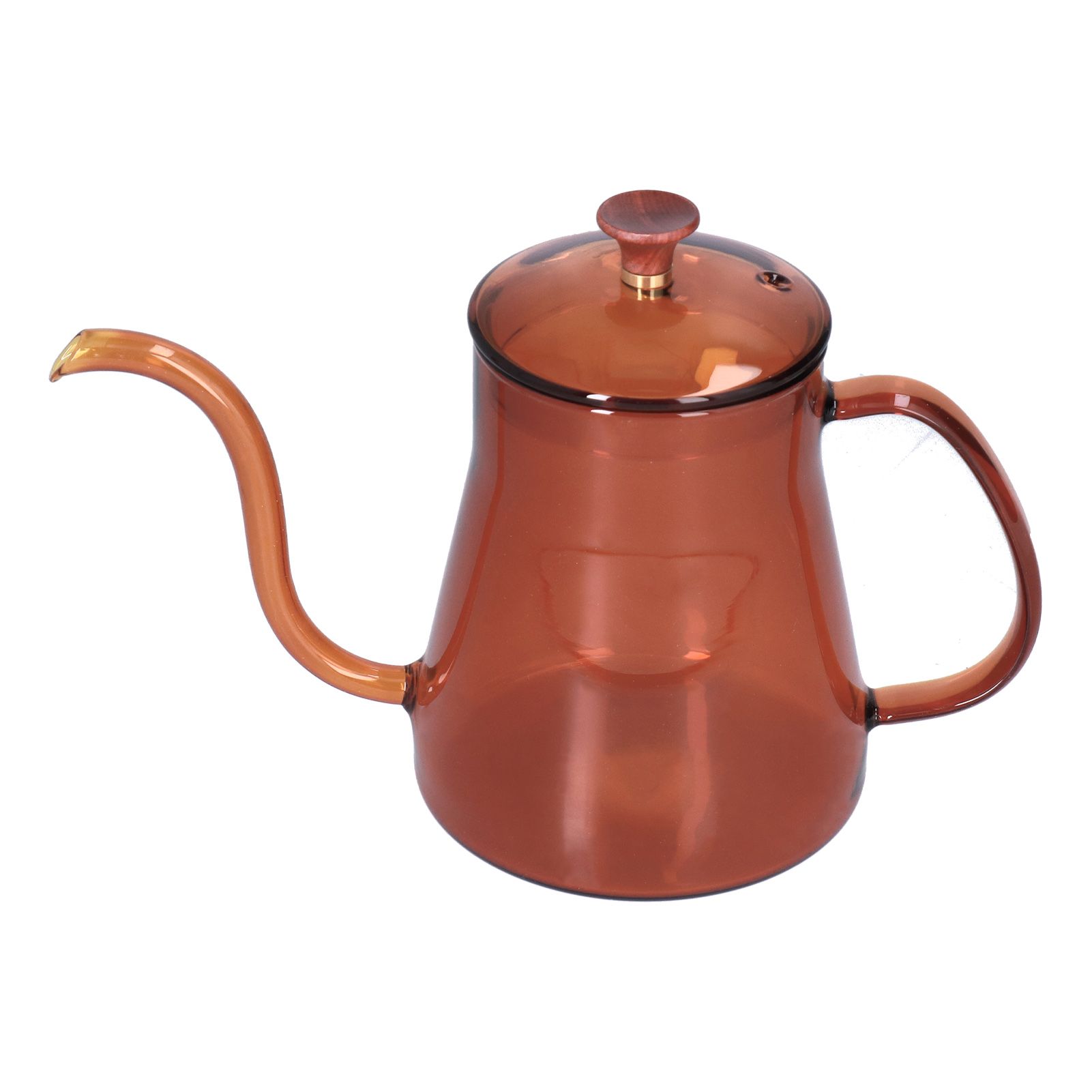 Coffee Kettle Glass Coffee Pot 600ML Coffee Drip Kettle Long Nozzle Kettle for Home KitchenCoffee - Image 4