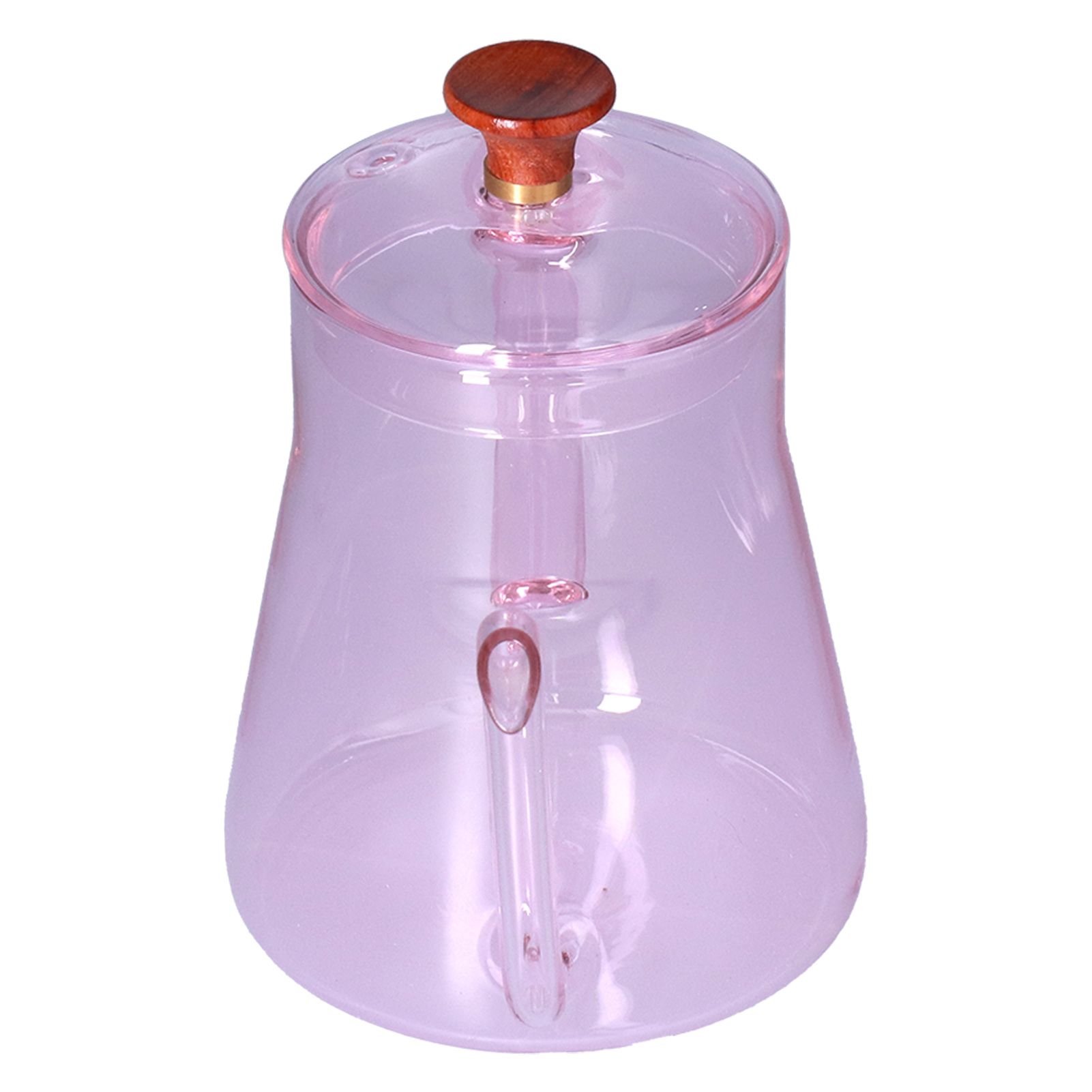 Long Spout Kettle Large Capacity Heat Resistant Easy to Clean Long Mouth Coffee PotPink - Image 6