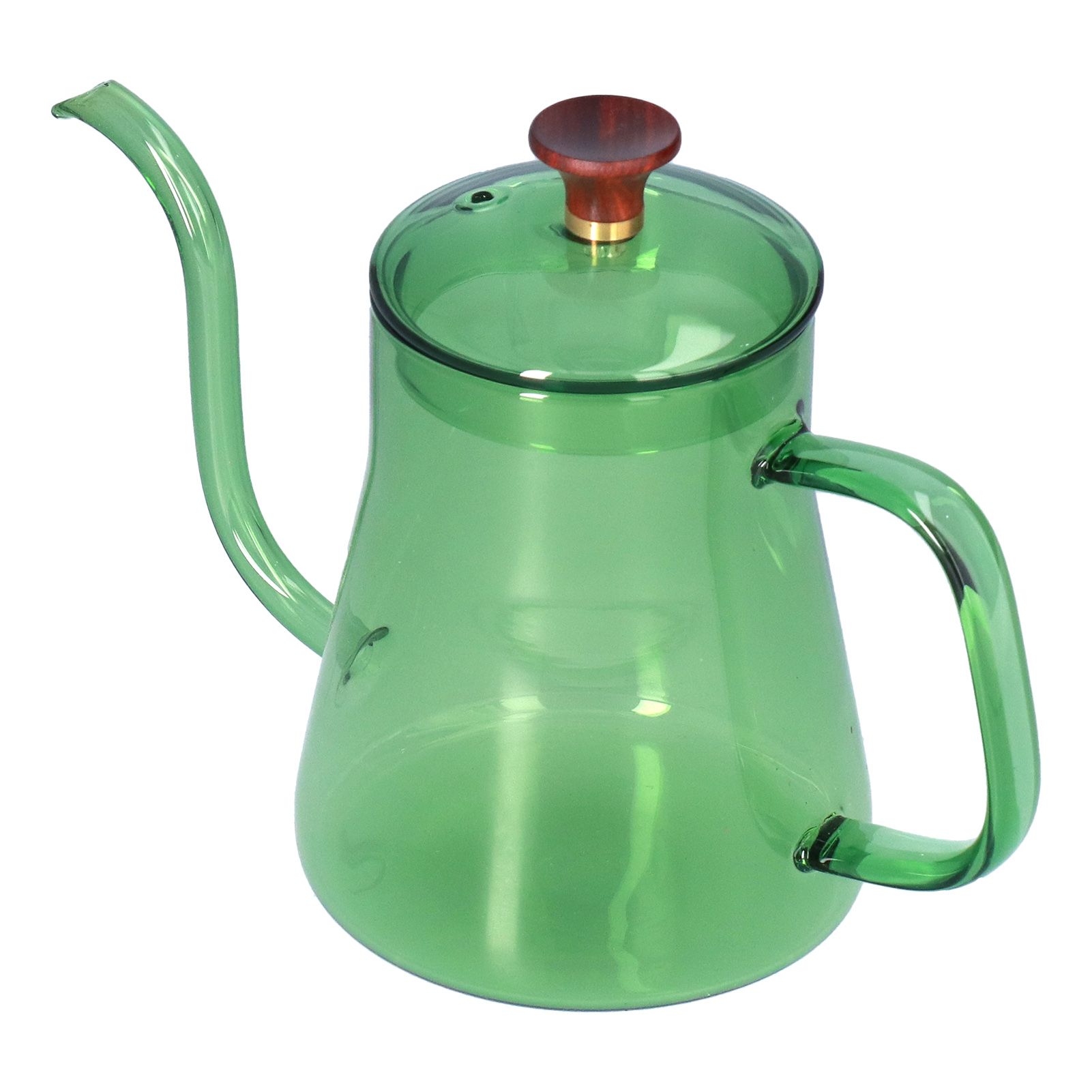 Long Spout Kettle Large Capacity Heat Resistant Easy to Clean Long Mouth Coffee PotGreen - Image 5