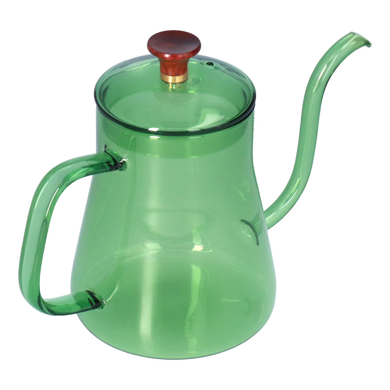 Long Spout Kettle Large Capacity Heat Resistant Easy to Clean Long Mouth Coffee PotGreen - Image 7