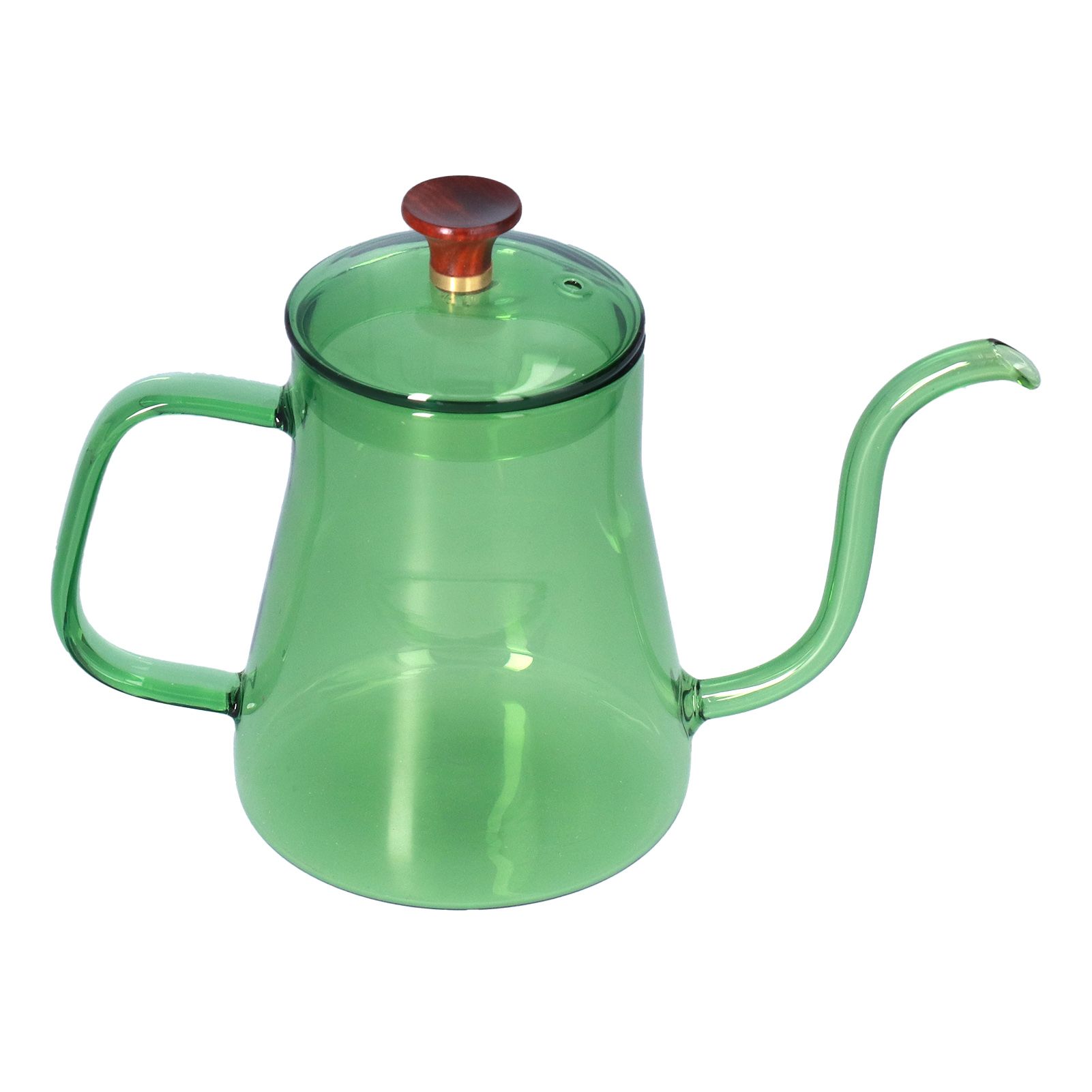 Long Spout Kettle Large Capacity Heat Resistant Easy to Clean Long Mouth Coffee PotGreen - Image 8