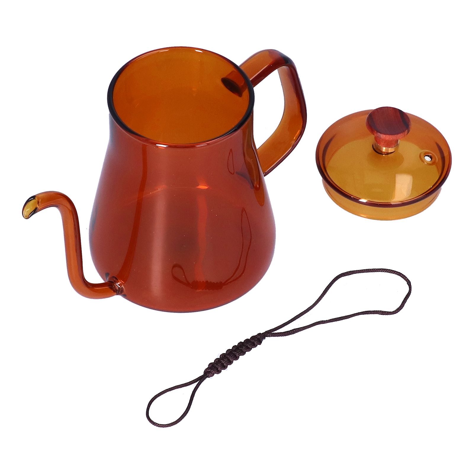 Long Spout Kettle Large Capacity Heat Resistant Easy to Clean Long Mouth Coffee PotCoffee - Image 3
