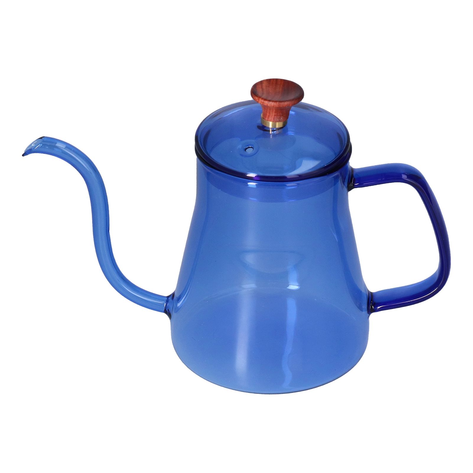 Long Spout Kettle Large Capacity Heat Resistant Easy to Clean Long Mouth Coffee PotBlue - Image 4