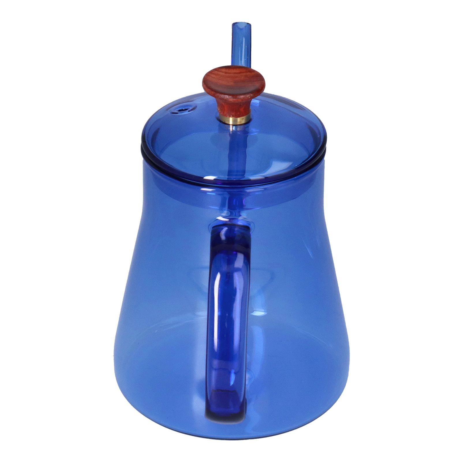 Long Spout Kettle Large Capacity Heat Resistant Easy to Clean Long Mouth Coffee PotBlue - Image 6