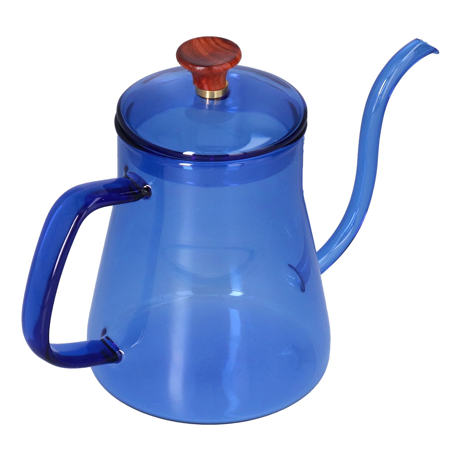 Long Spout Kettle Large Capacity Heat Resistant Easy to Clean Long Mouth Coffee PotBlue - Image 7