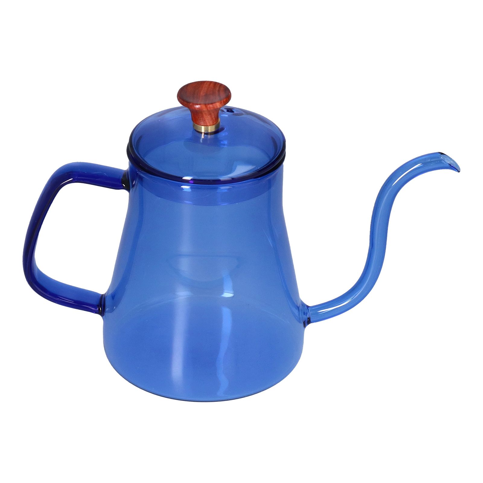 Long Spout Kettle Large Capacity Heat Resistant Easy to Clean Long Mouth Coffee PotBlue - Image 8