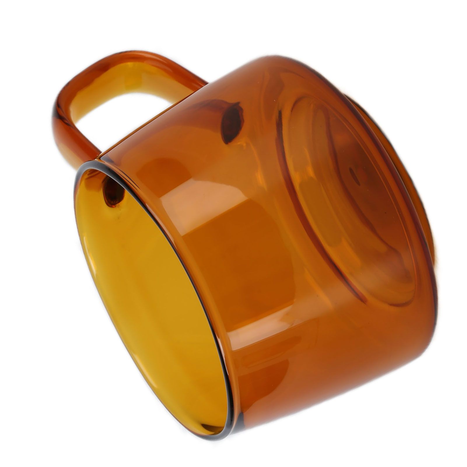 Transparent Coffee Cup 250ML Borosilicate Cup Glass Tea Water Milk Mug with HandleSuccinite - Image 2