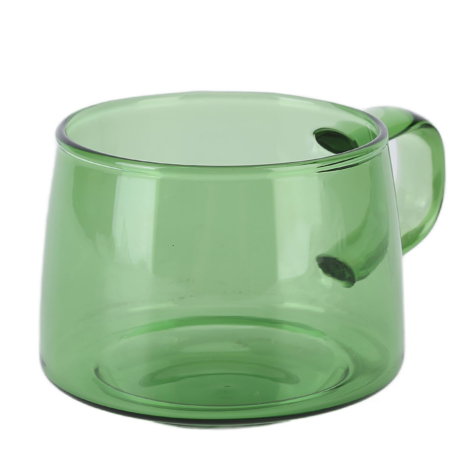 Transparent Coffee Cup 250ML Borosilicate Cup Glass Tea Water Milk Mug with HandleGreen - Image 7