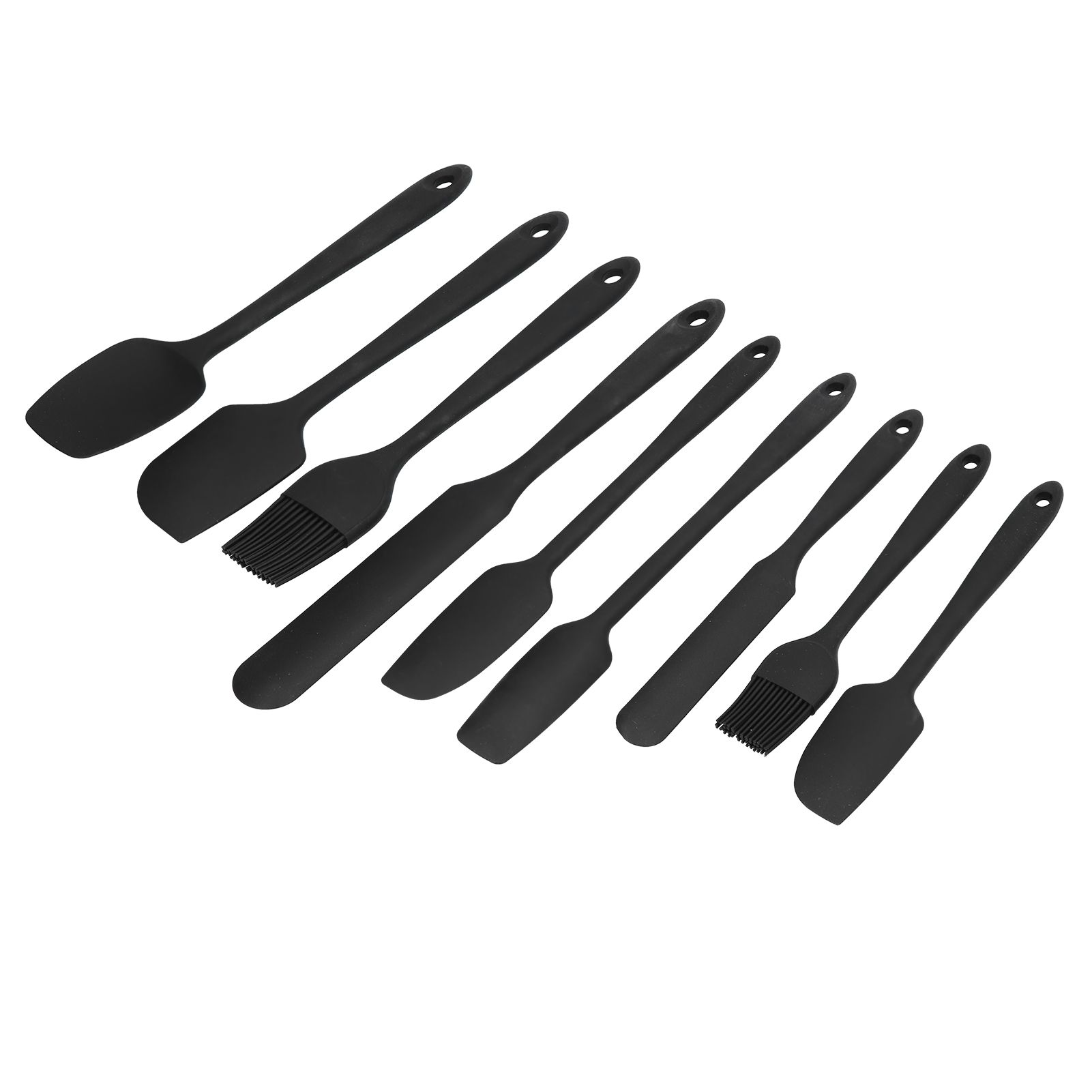 9Pcs Mini Spatula Set Flexible Hand Held Jam Cake Cream Cooking Brush for Kitchen Restaurants - Image 7
