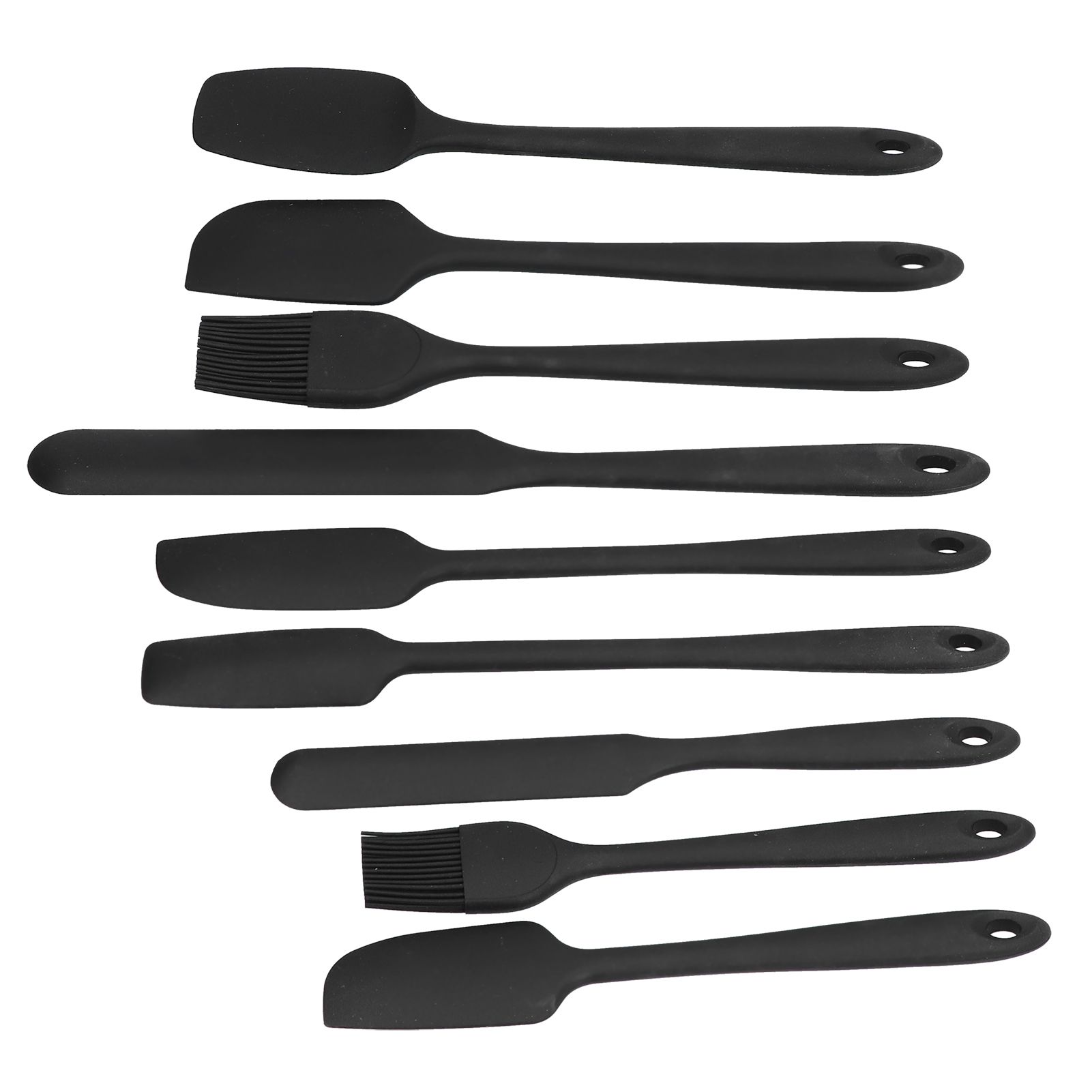 9Pcs Mini Spatula Set Flexible Hand Held Jam Cake Cream Cooking Brush for Kitchen Restaurants - Image 8