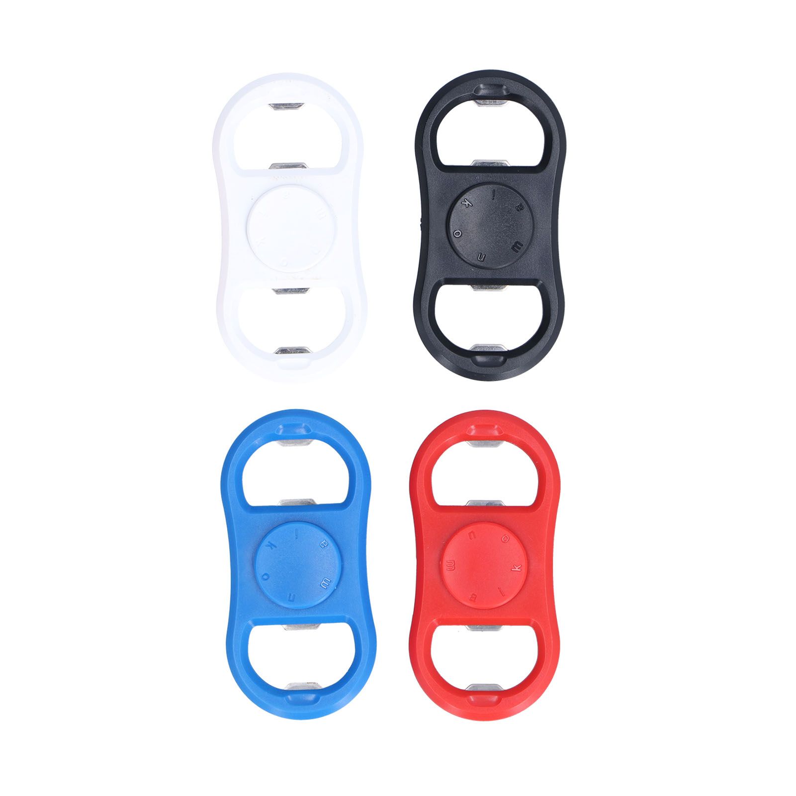 4Pcs Portable Manual Double Head Beer Bottle Opener Hand Decompression Toy Black White Blue Red - Image 6