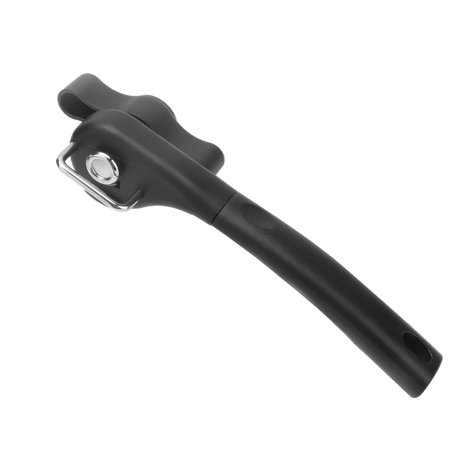 Manual Can Opener Stainless Steel Single Handle Side Open Safety Can Opener for Home CampingBlack - Image 7