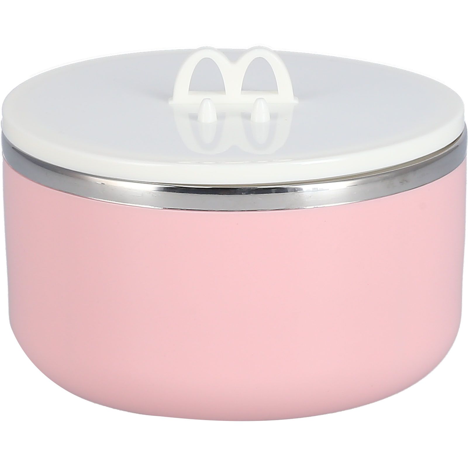 Stainless Steel Noodle Bowl Set Food Storage Container Portable Soup Snack Bowl with Lid(Pink Tableware ) - Image 3