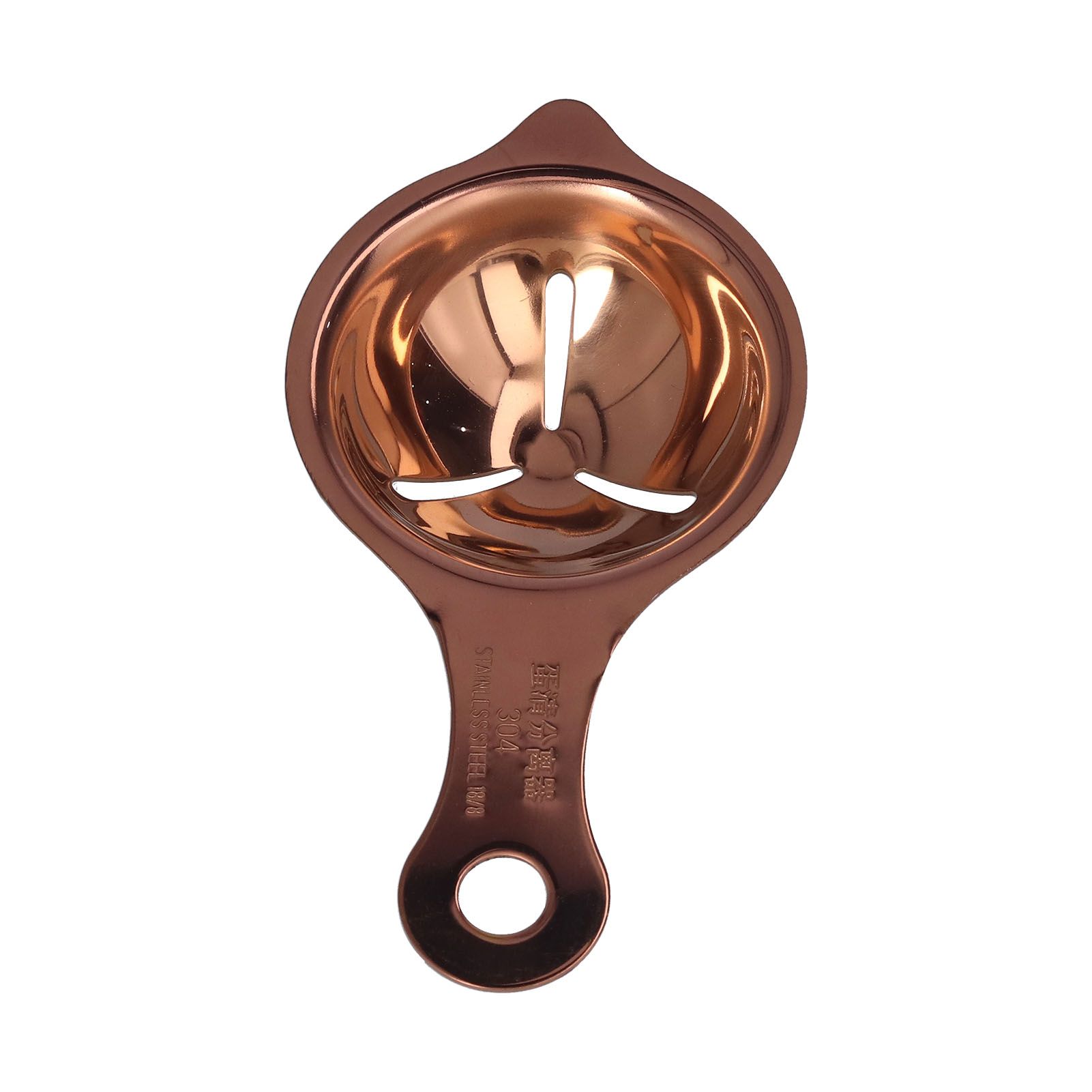 Stainless Steel Egg Separator Divider Egg White Yolk Filter Baking Tools for Kitchen UseRose Gold - Image 1