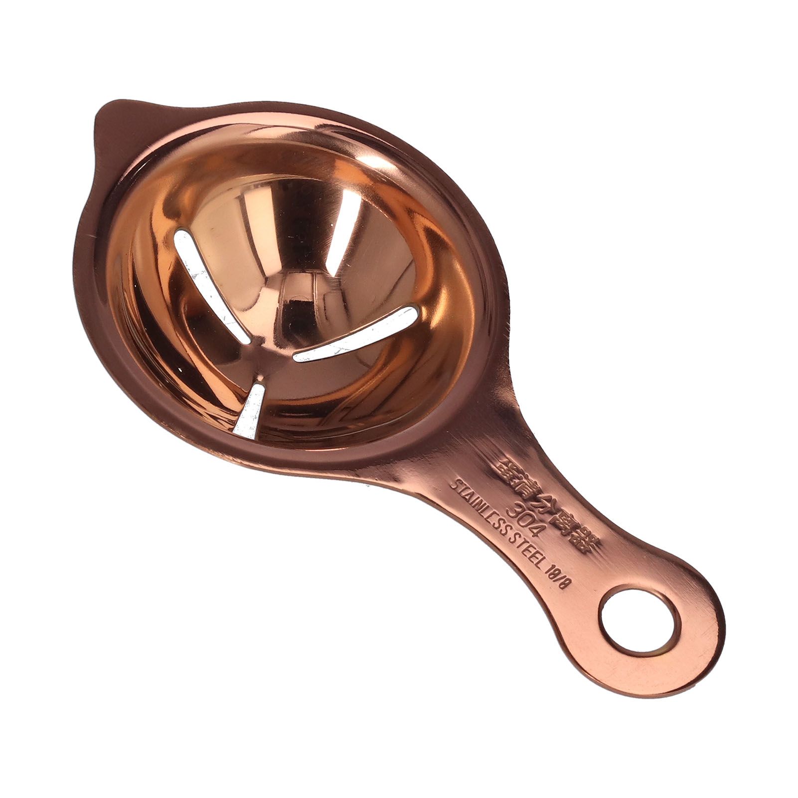 Stainless Steel Egg Separator Divider Egg White Yolk Filter Baking Tools for Kitchen UseRose Gold - Image 2