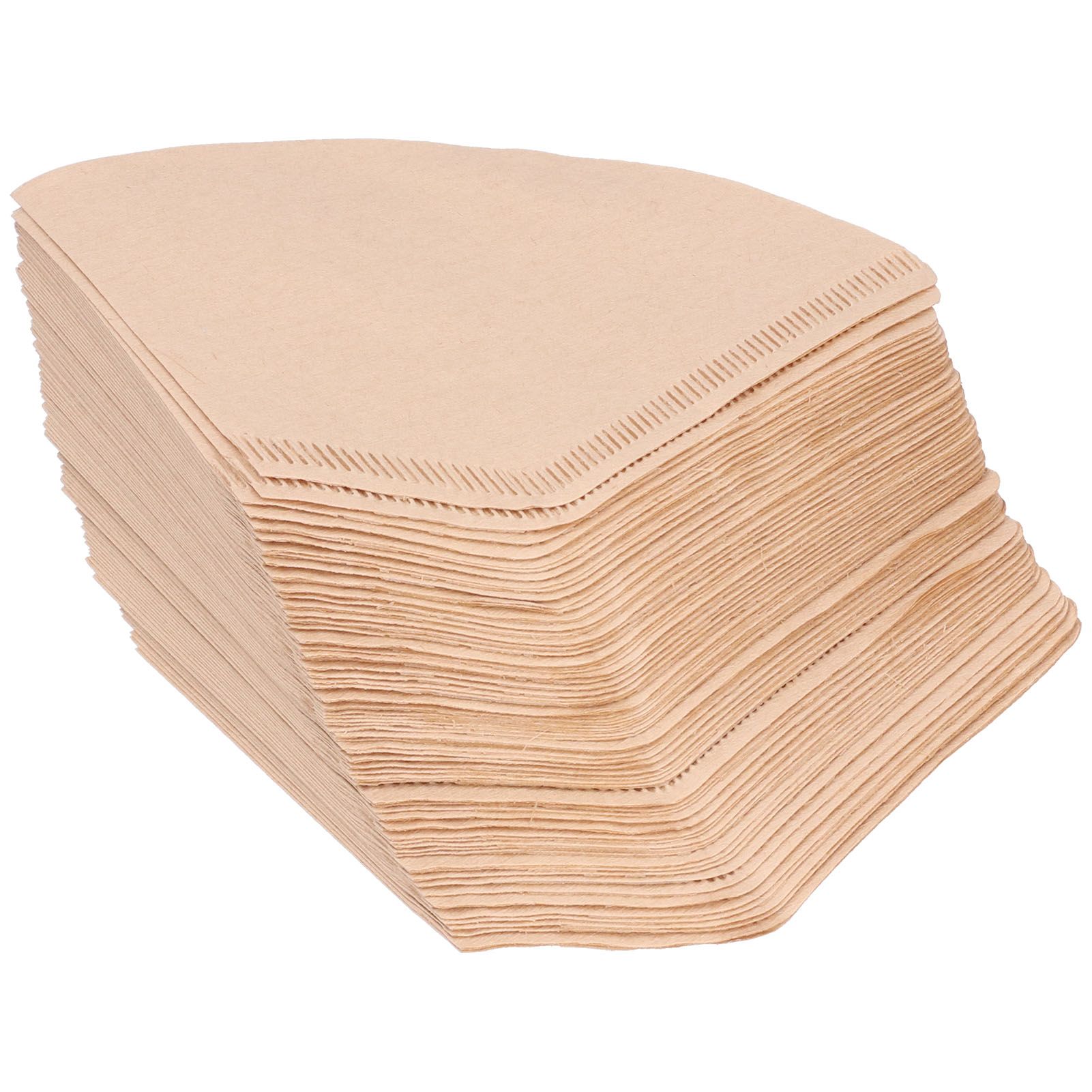 100Pcs/Bag Fan Shaped Coffee Filter Paper Wood Pulp Filter Paper Coffee Making Accessory - Image 1