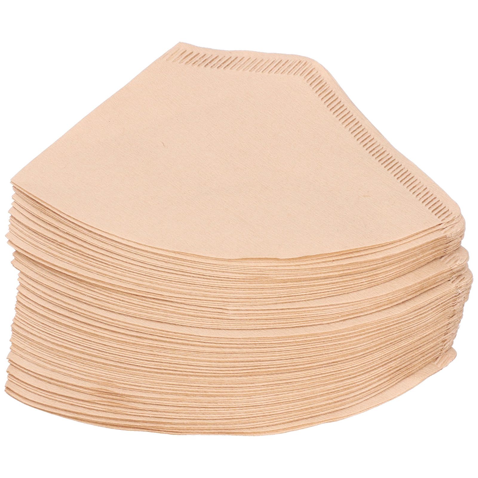 100Pcs/Bag Fan Shaped Coffee Filter Paper Wood Pulp Filter Paper Coffee Making Accessory - Image 3
