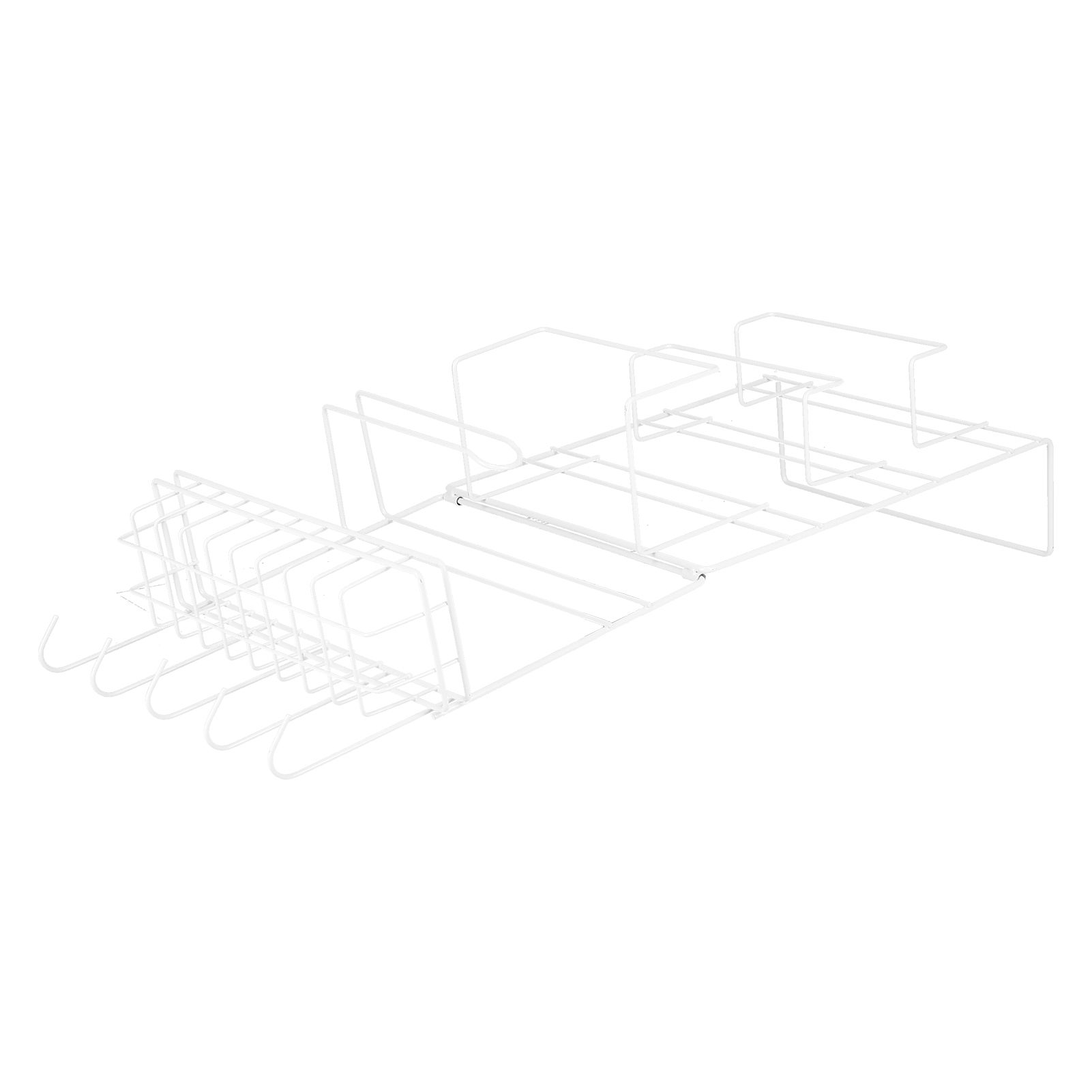 Refrigerator Storage Rack Iron Durable Side Wall Mounted Mini Fridge Organizer for Home Kitchen Restaurant - Image 2
