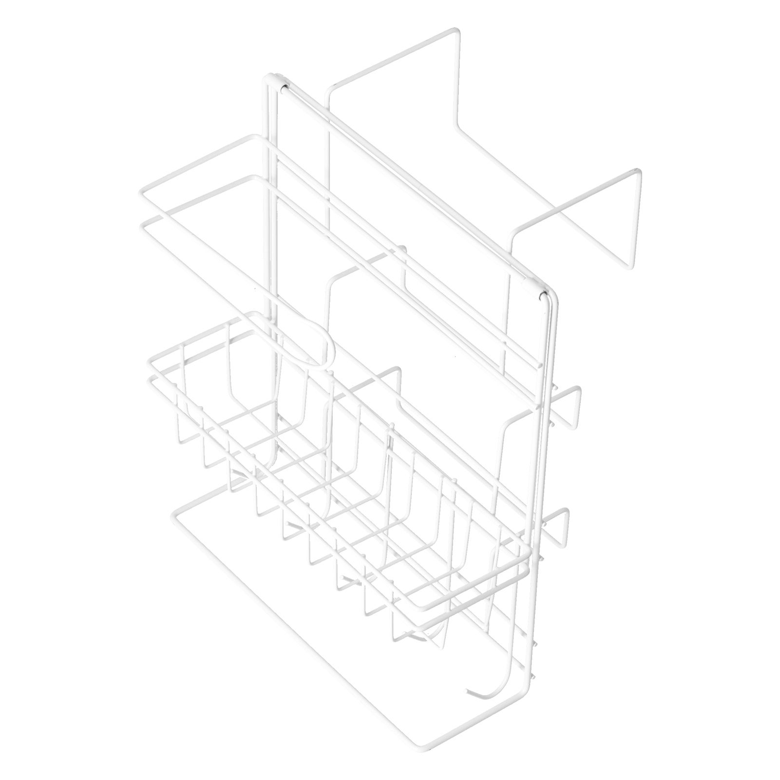 Refrigerator Storage Rack Iron Durable Side Wall Mounted Mini Fridge Organizer for Home Kitchen Restaurant - Image 3