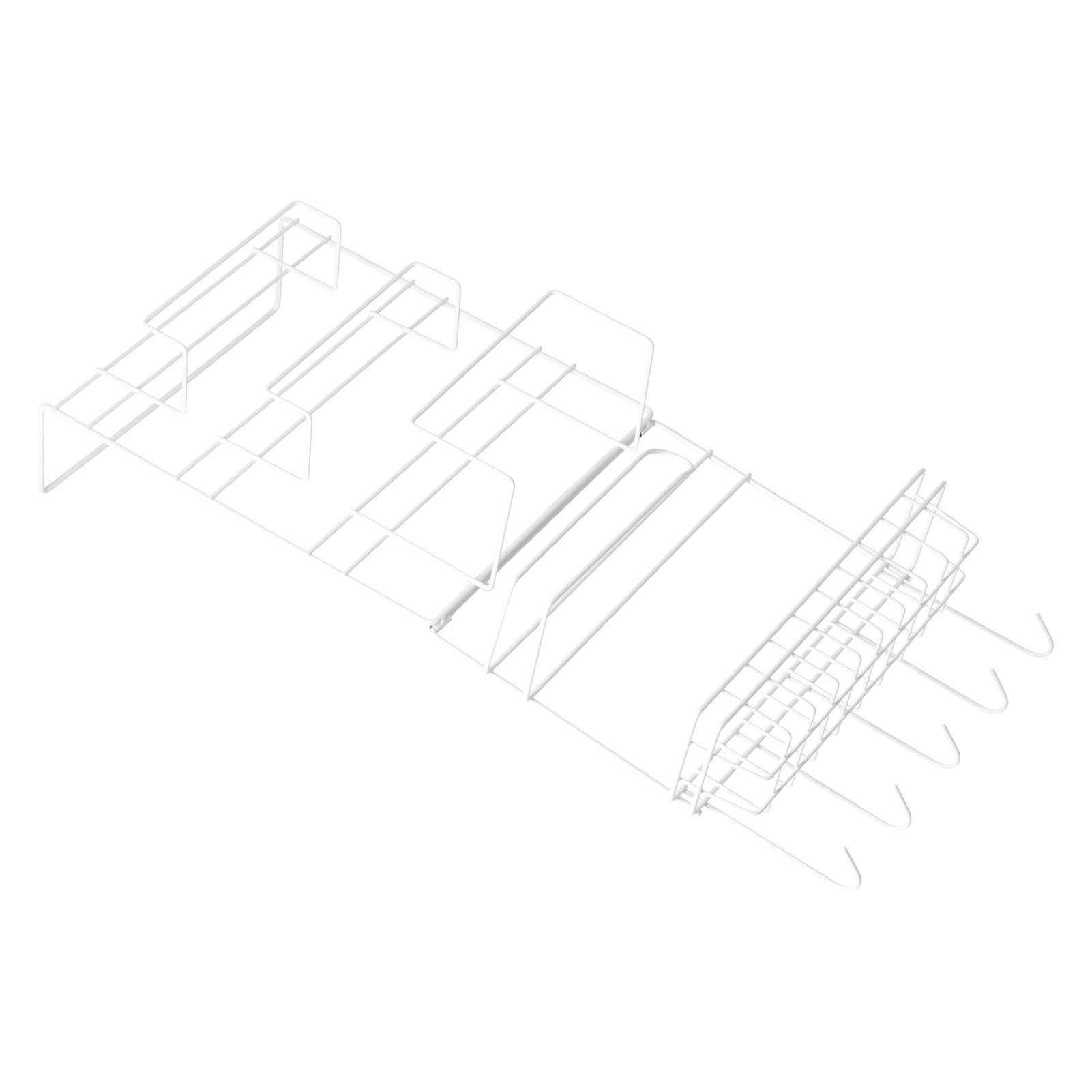 Refrigerator Storage Rack Iron Durable Side Wall Mounted Mini Fridge Organizer for Home Kitchen Restaurant - Image 4