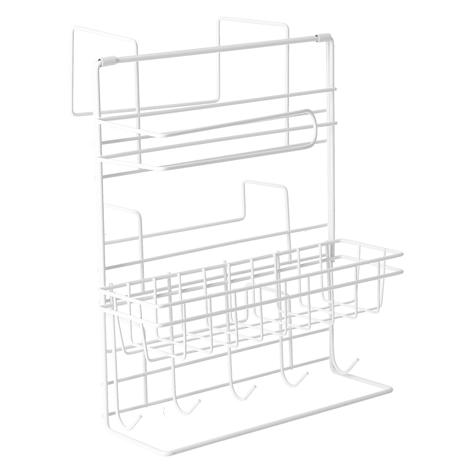 Refrigerator Storage Rack Iron Durable Side Wall Mounted Mini Fridge Organizer for Home Kitchen Restaurant - Image 8