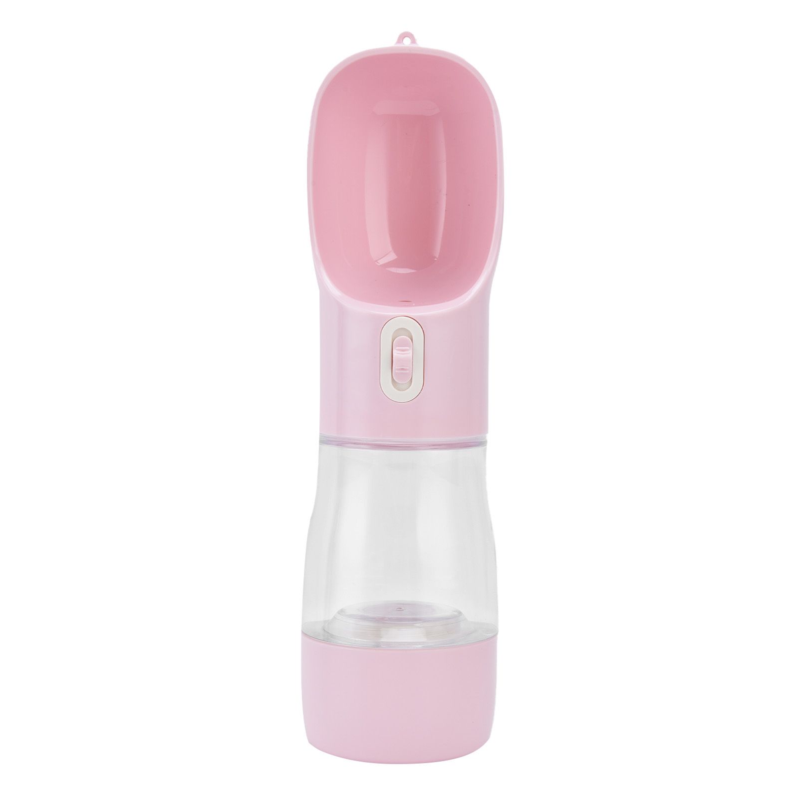 2 in 1 Pet Water Bottle Portable Anti Leakage Dog Food Bottler for Outdoor TravelingPink - Image 2
